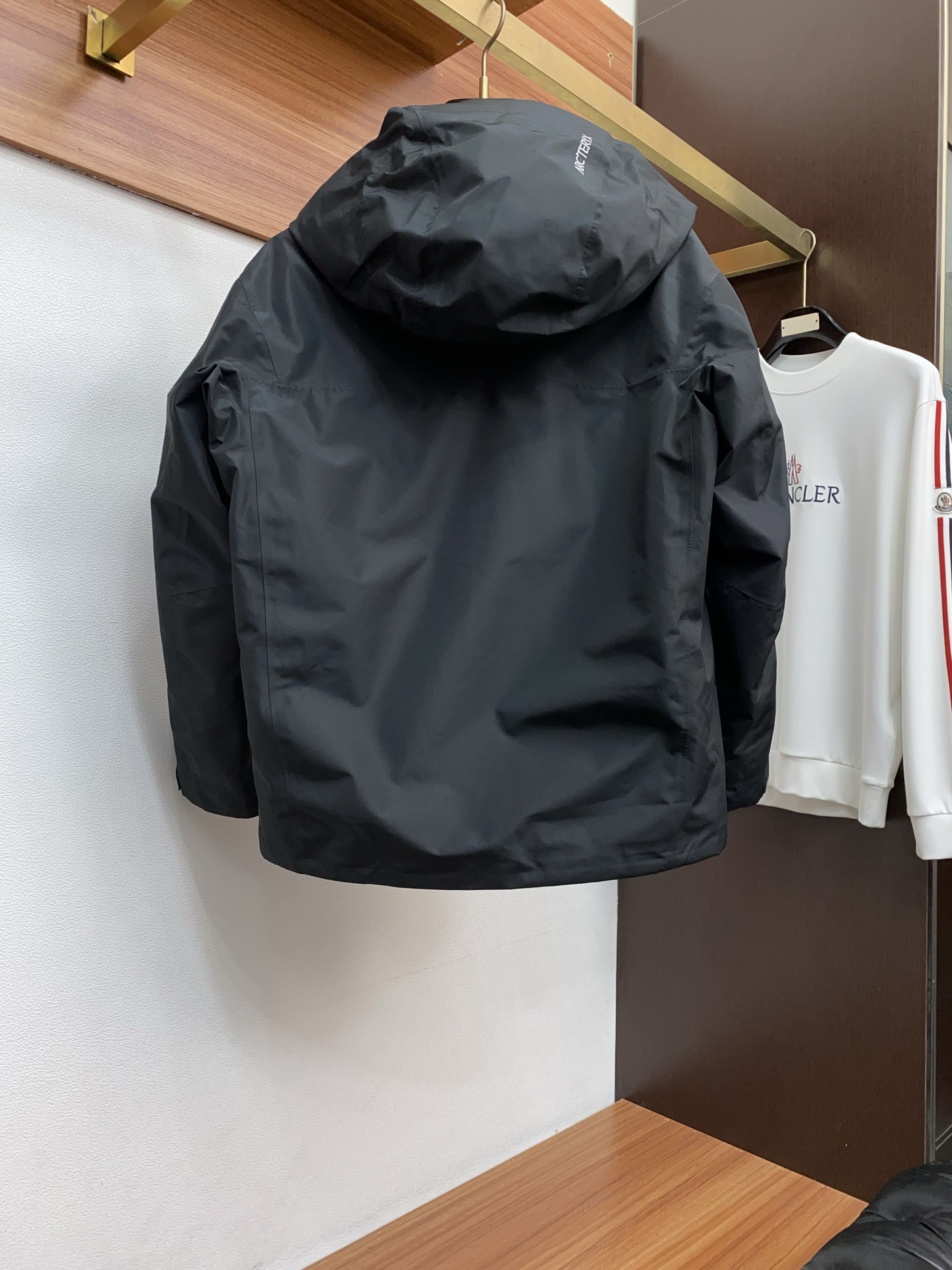 Arcteryx Male Down Jacket White Duck Down Hooded S-l-xl