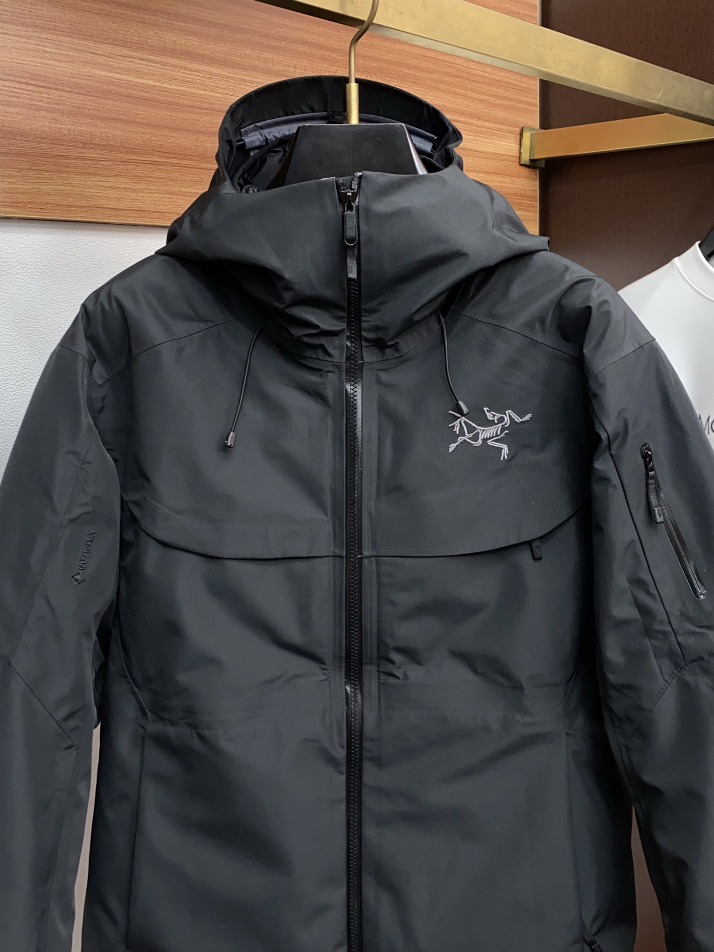 Arcteryx Male Down Jacket White Duck Down Hooded S-l-xl