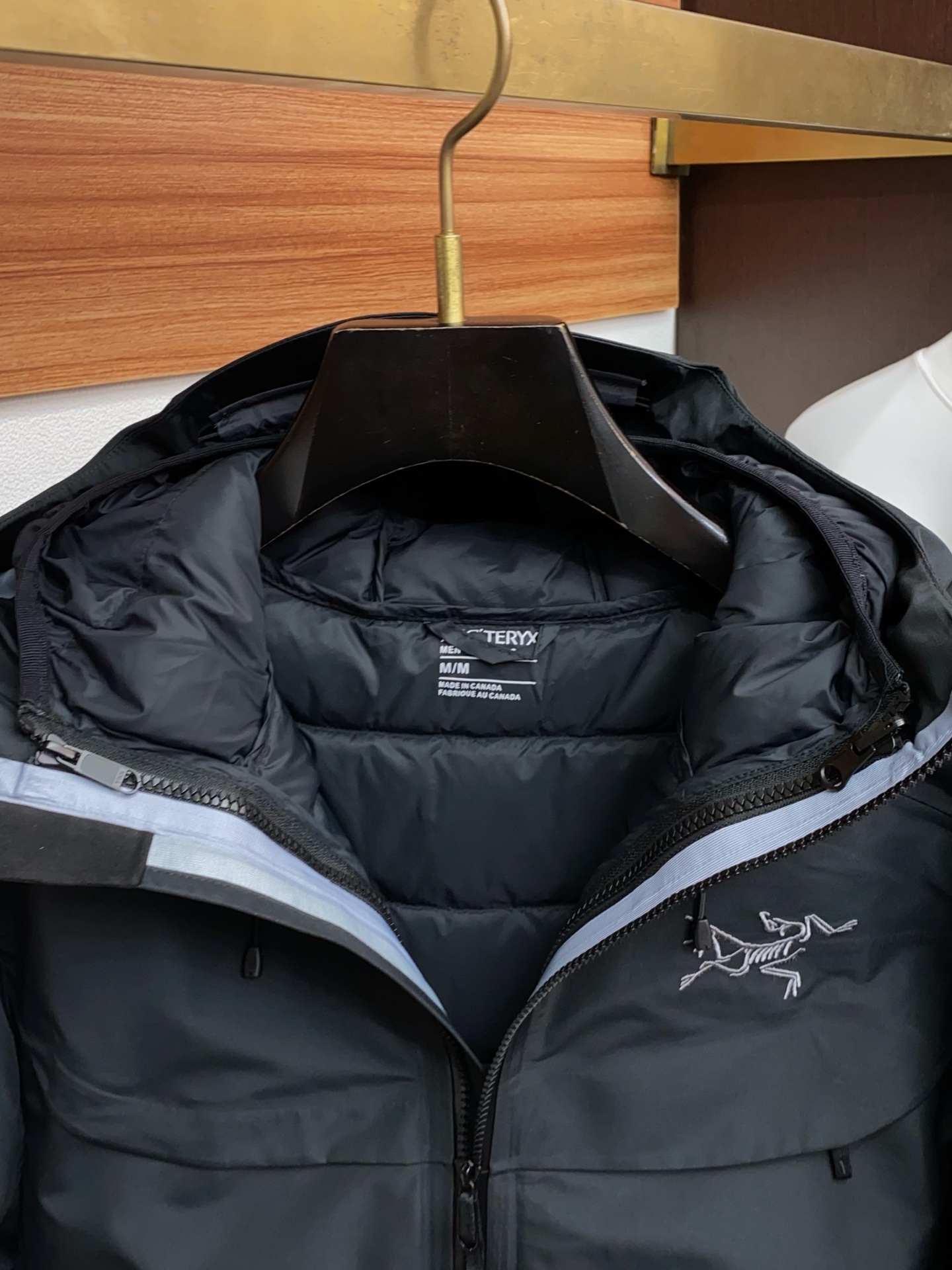 Arcteryx Male Down Jacket White Duck Down Hooded S-l-xl