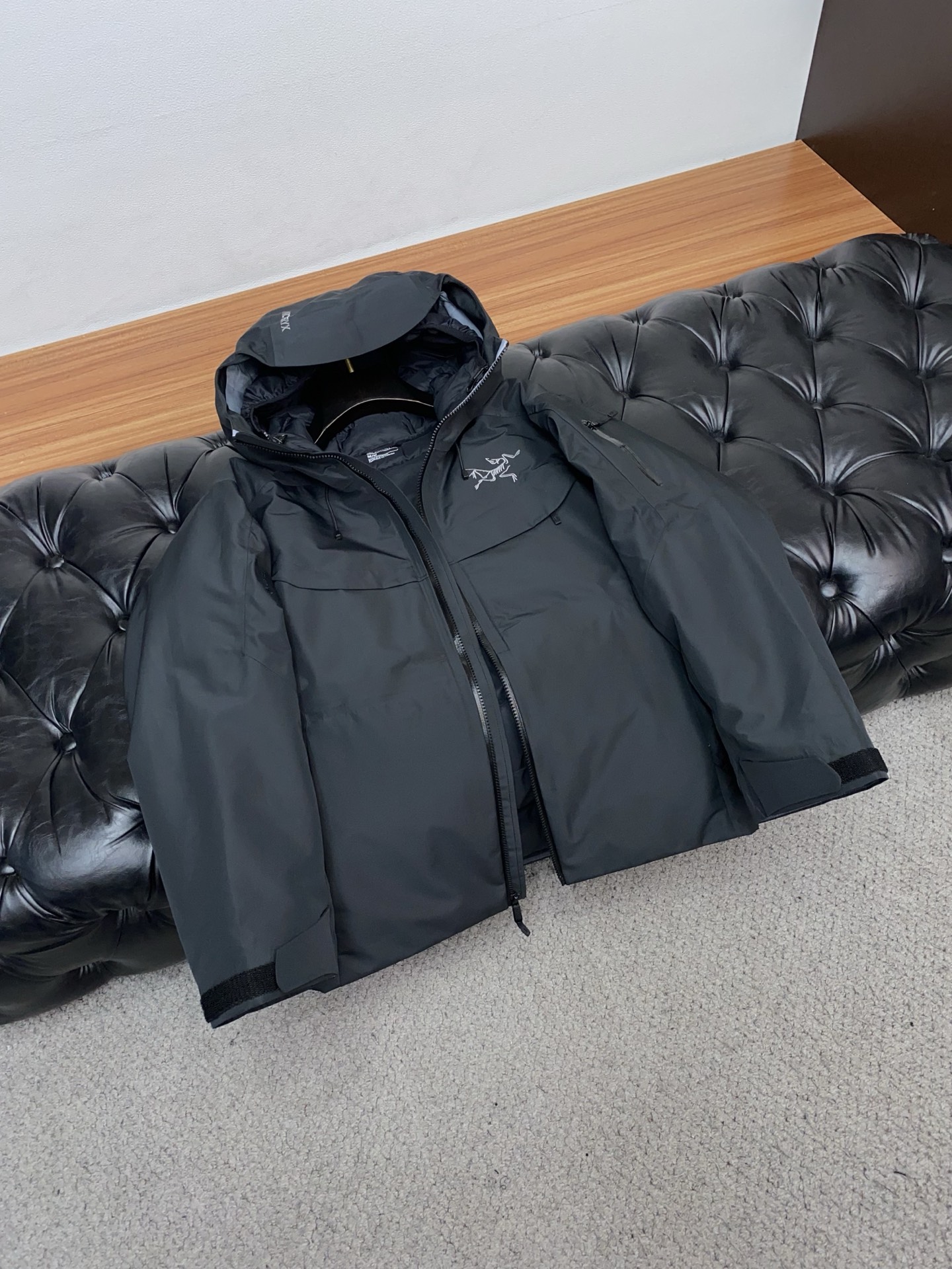 Arcteryx Male Down Jacket White Duck Down Hooded S-l-xl