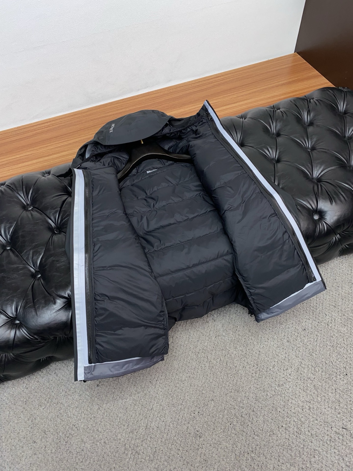 Arcteryx Male Down Jacket White Duck Down Hooded S-l-xl