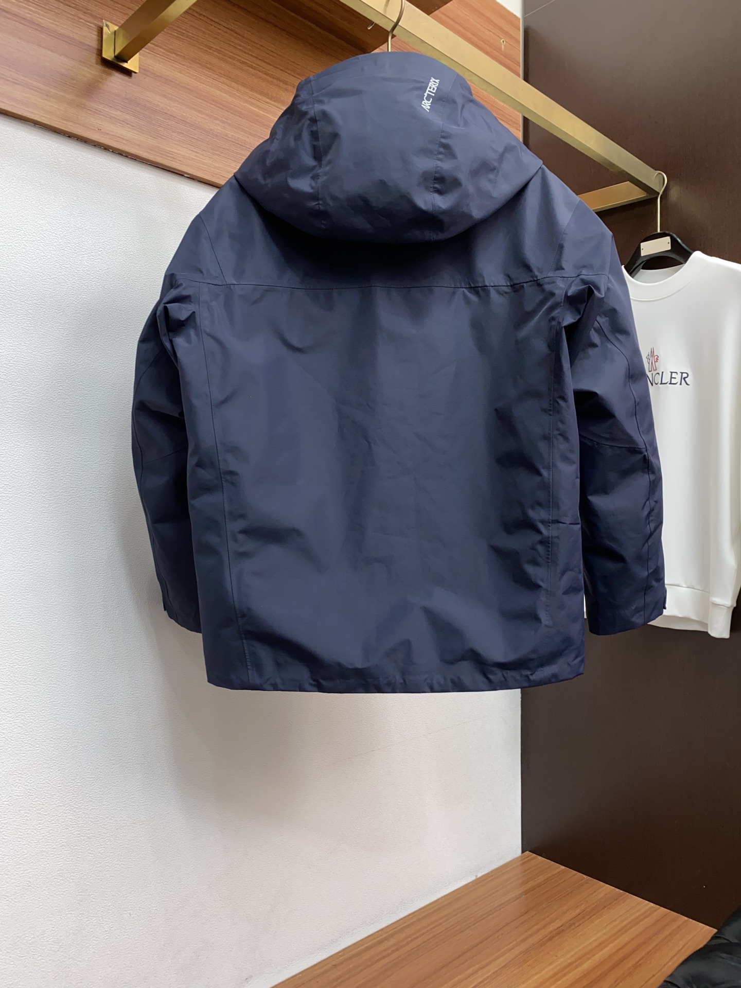 Arcteryx Male Down Jacket White Duck Down Hooded S-l-xl