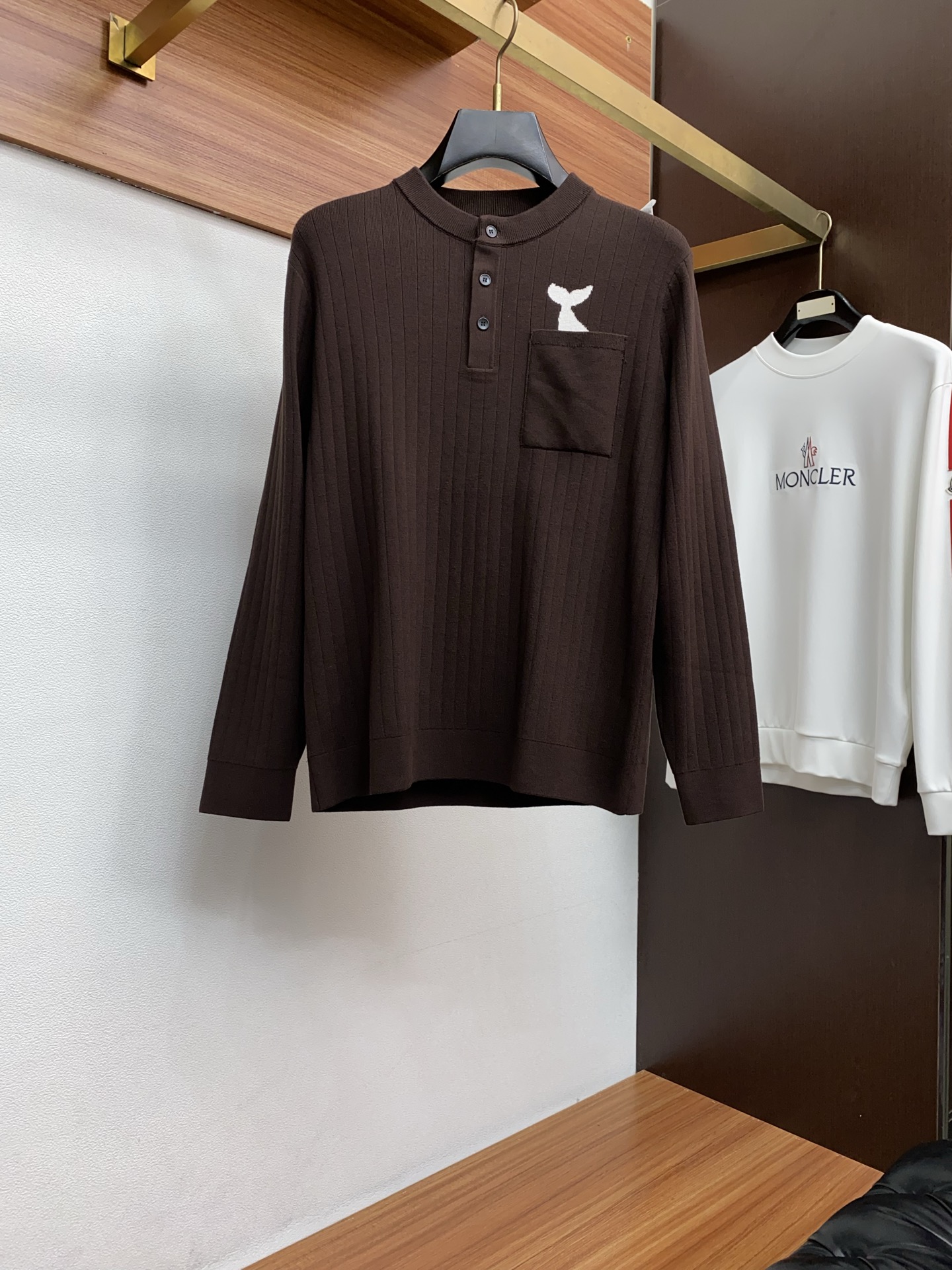 Thom Browne Male Basic Clothing Wool