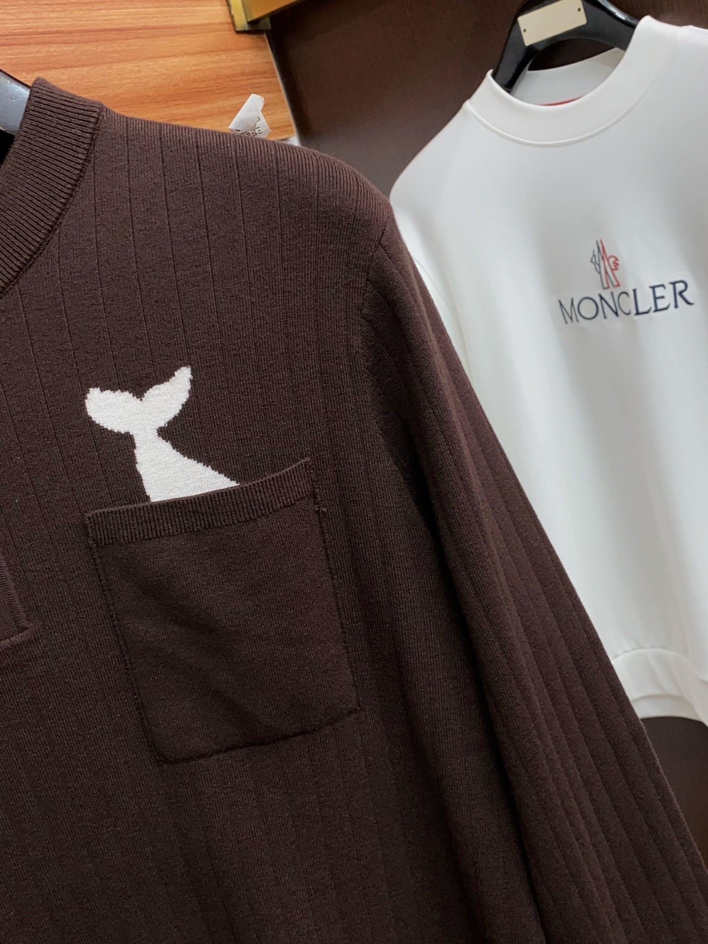 Thom Browne Male Basic Clothing Wool