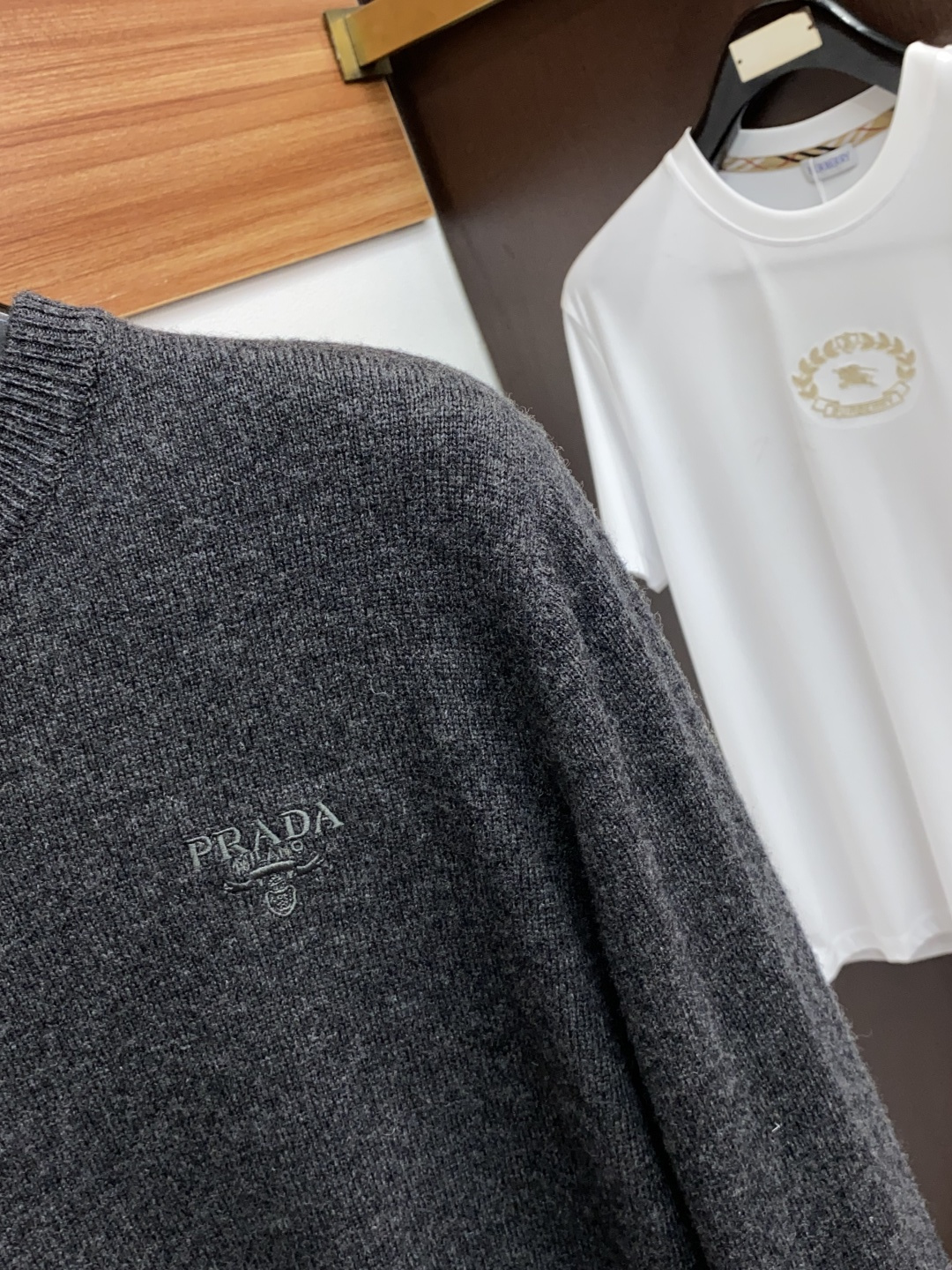 Prada Male Basic Clothing Wool M-l-xl