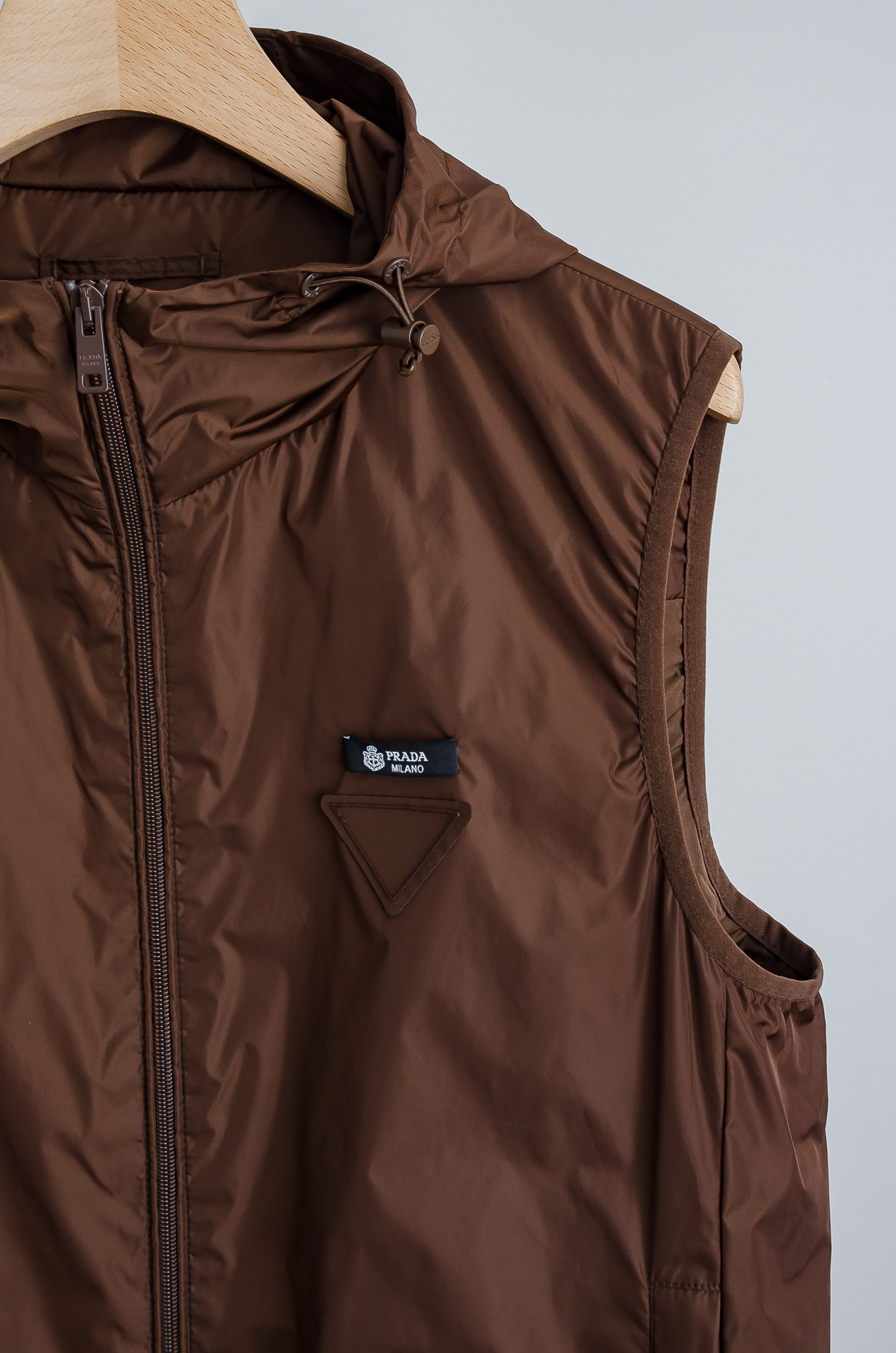 Prada Male Vest Hooded M-xl