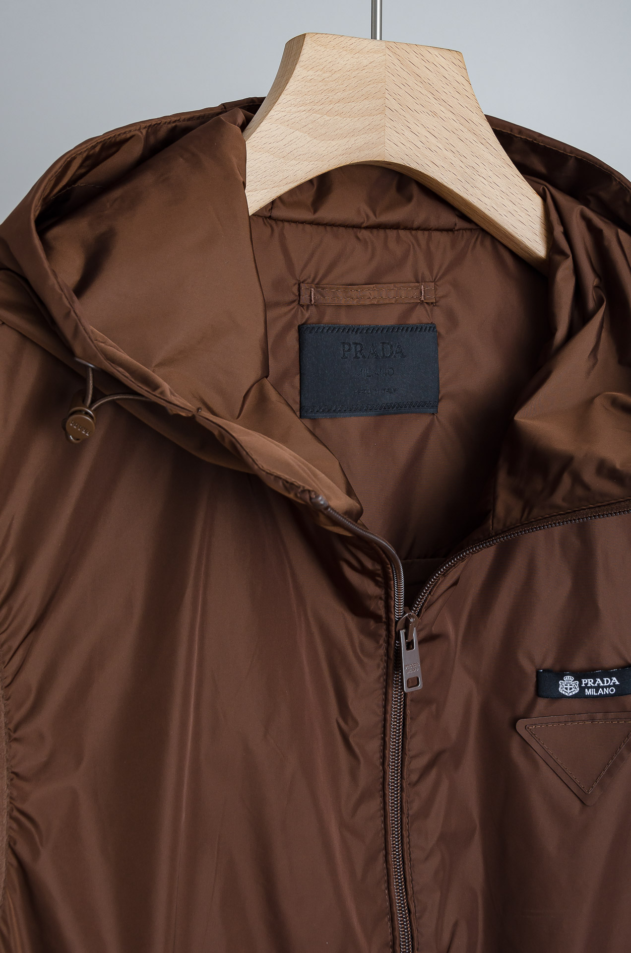 Prada Male Vest Hooded M-xl