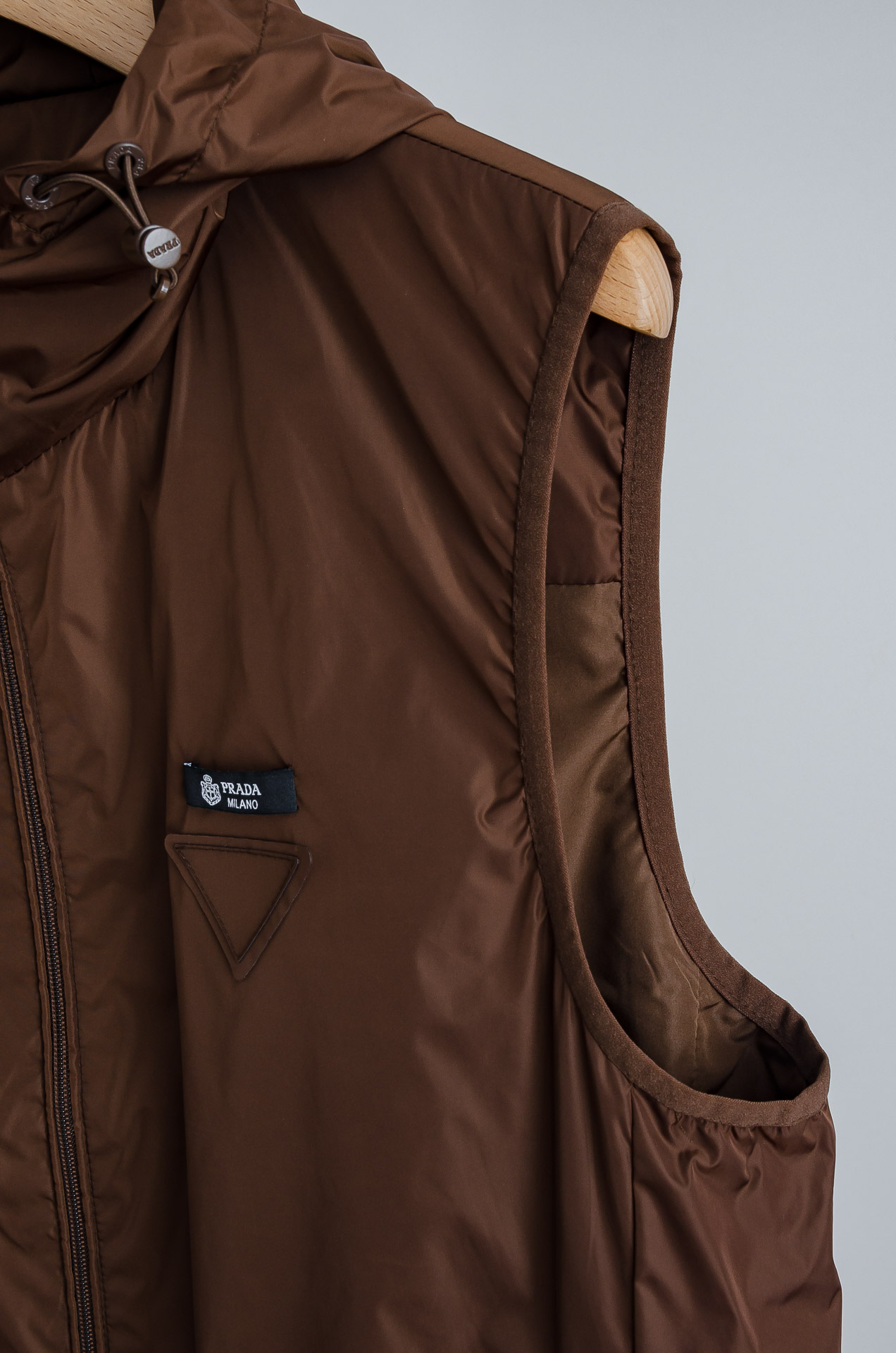 Prada Male Vest Hooded M-xl