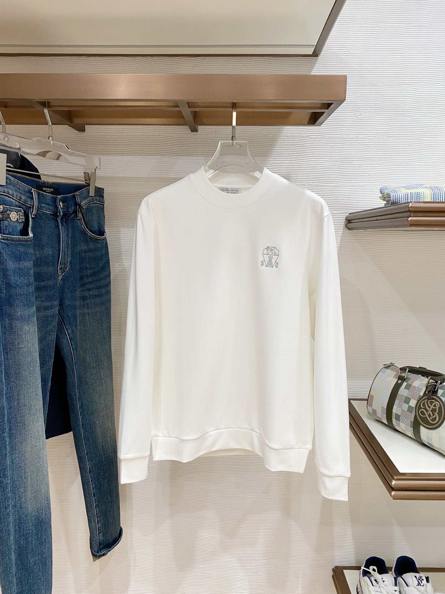 Brunello Cucinelli Male Hoodie Black S