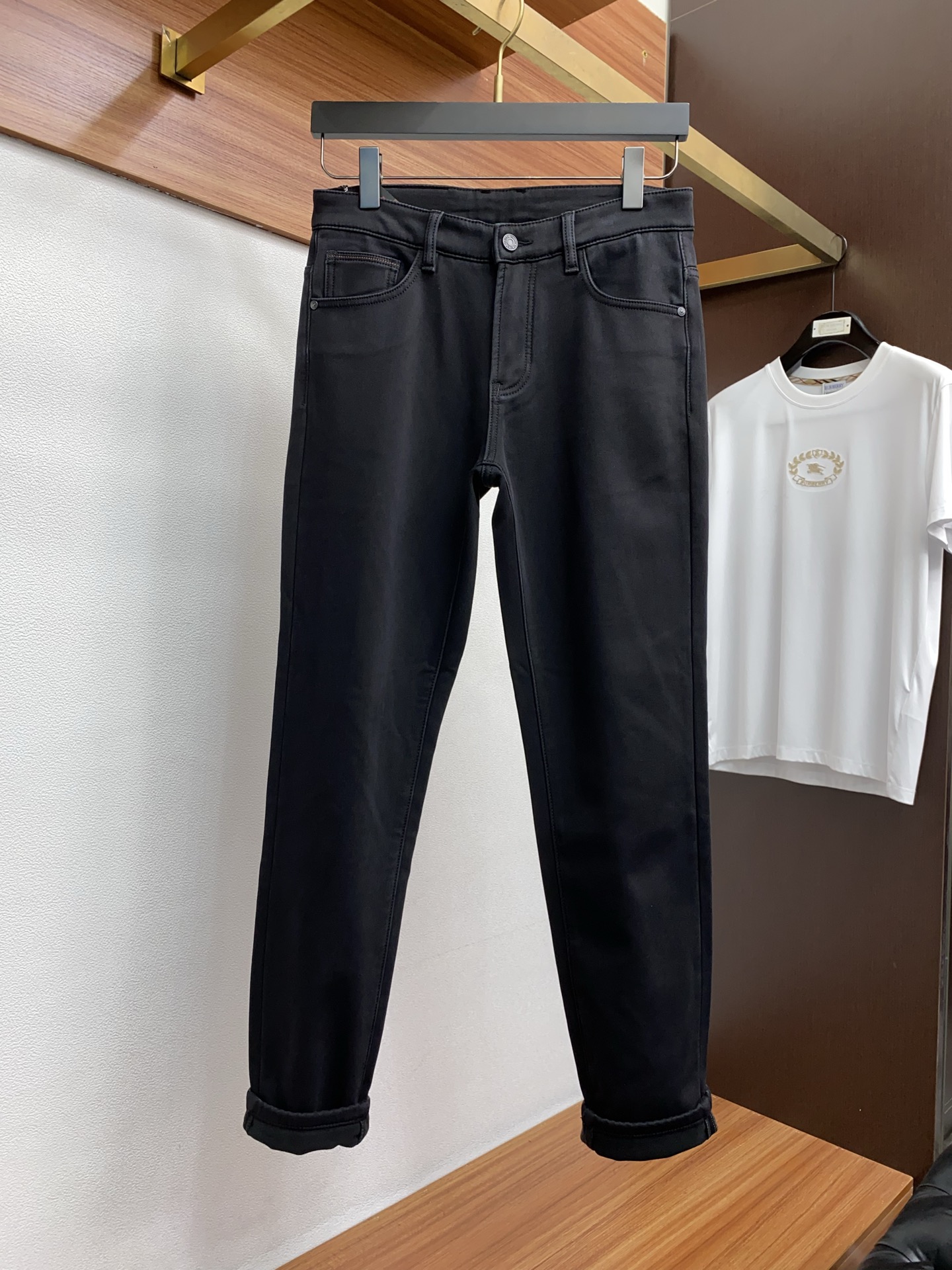 Ermenegildo Zegna Male Jeans Fleece Lined S-l