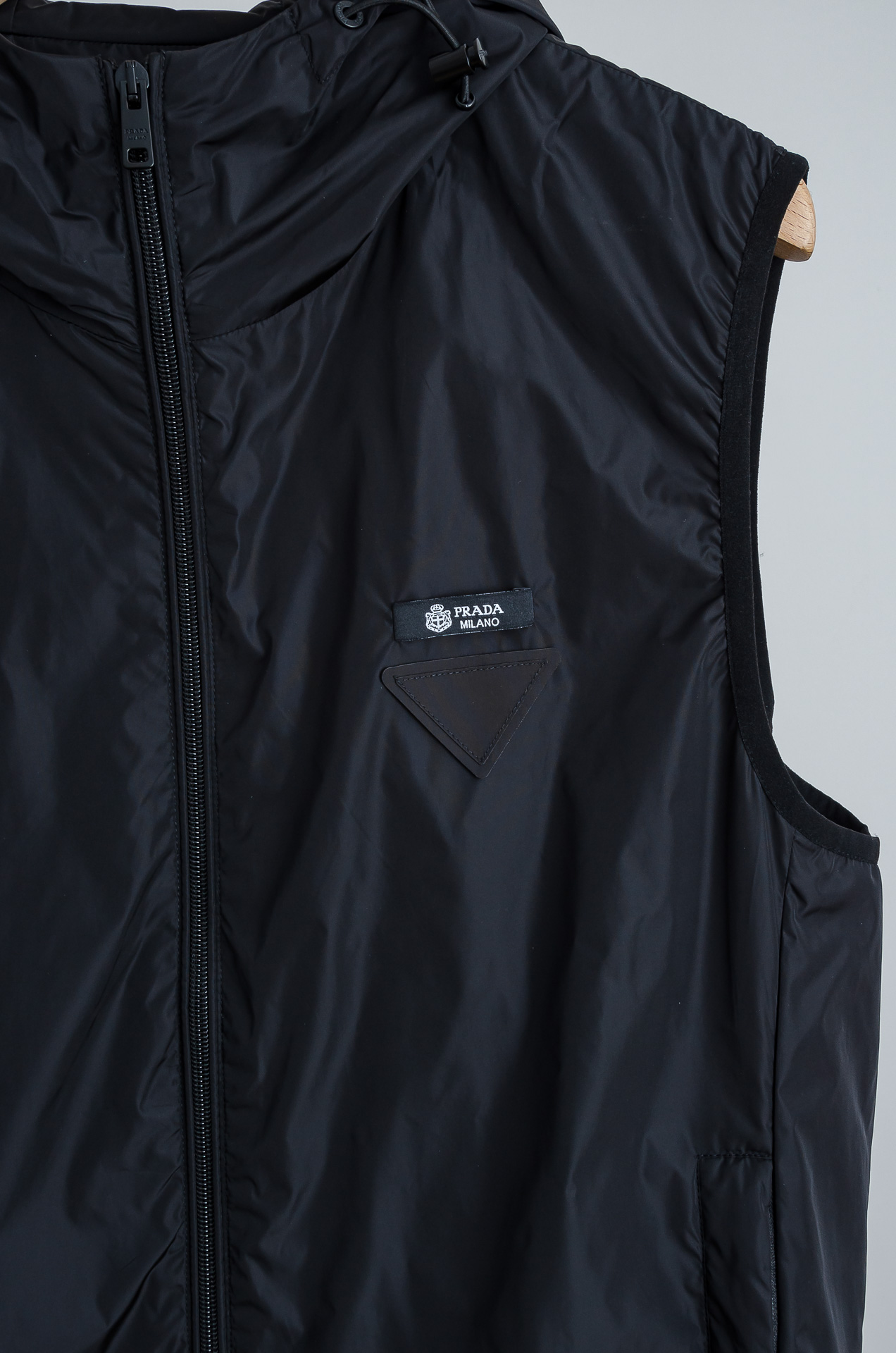 Prada Male Vest Hooded M-xl