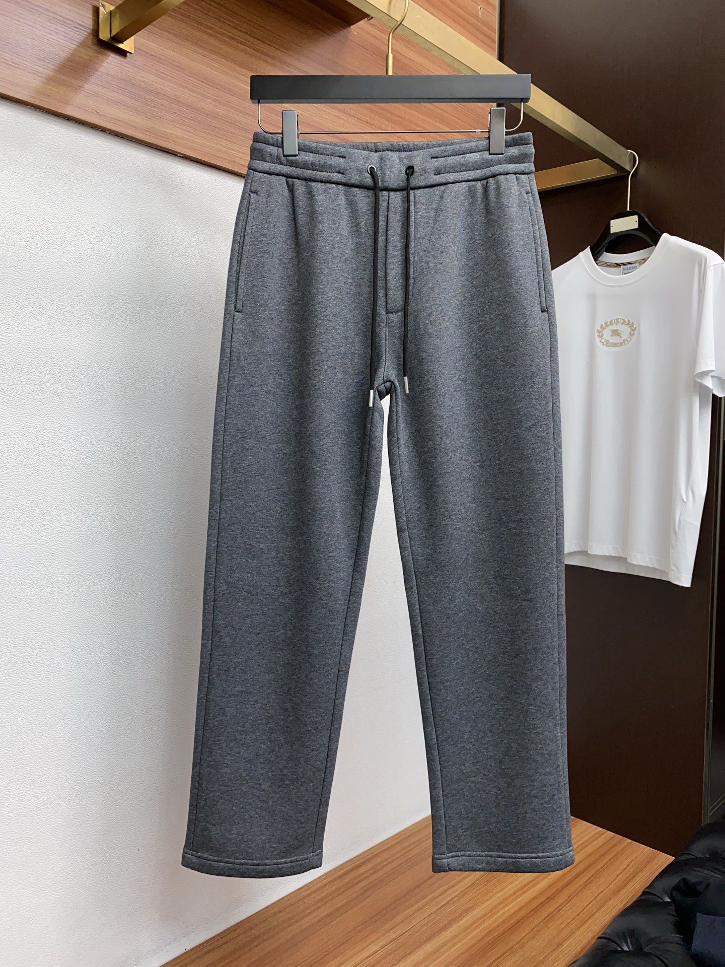 Moncler Male Sports Pants Cotton Fleece Lined S-m-l