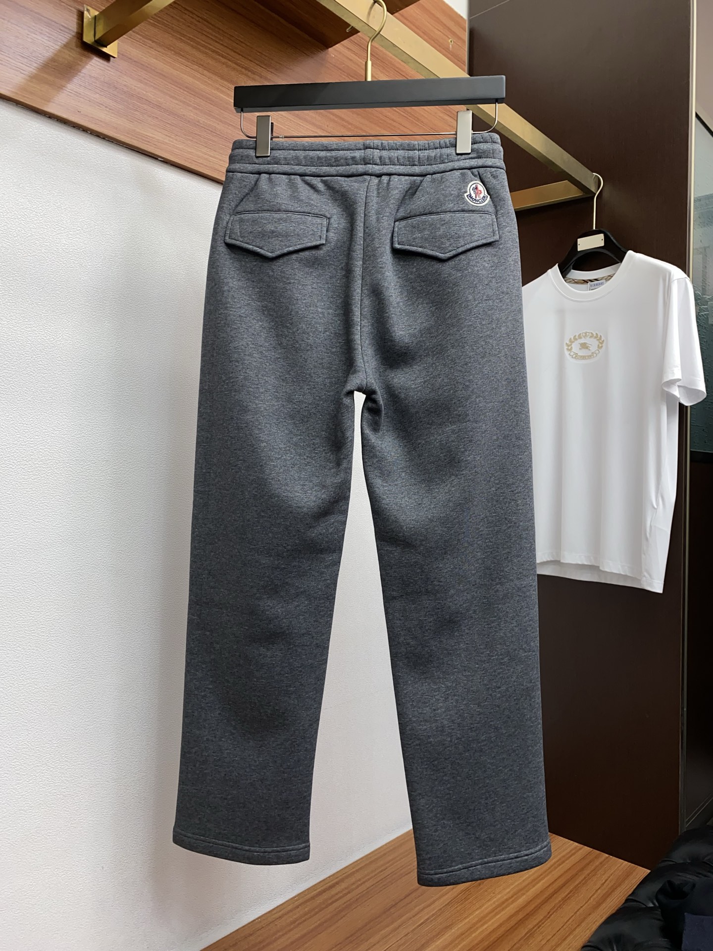 Moncler Male Sports Pants Cotton Fleece Lined S-m-l