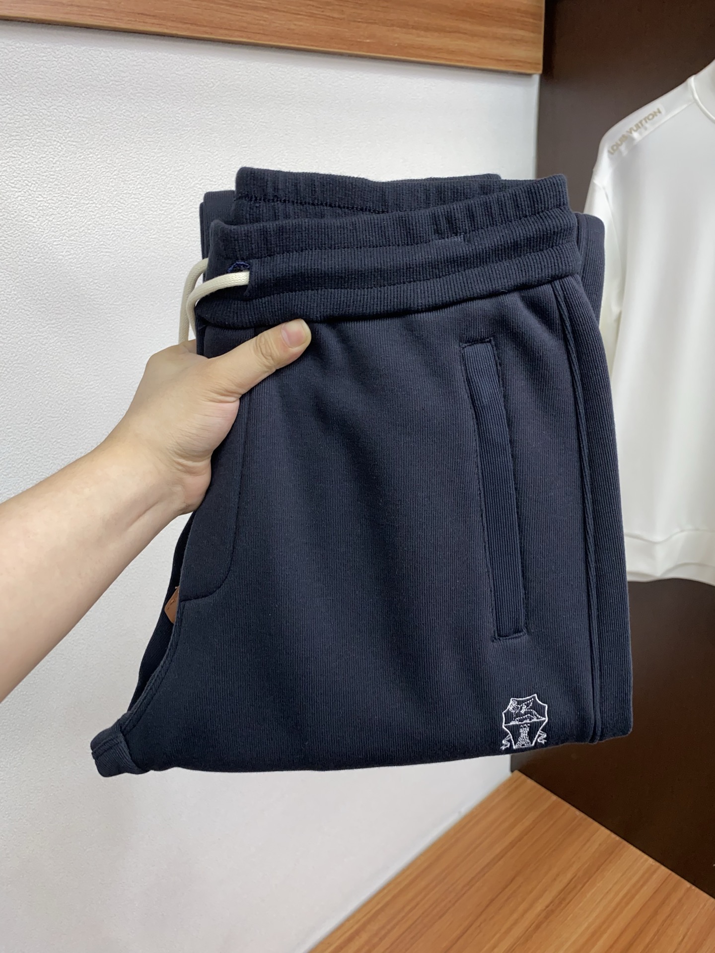 Brunello Cucinelli Male Sports Pants Cotton Fleece Lined S-m-l-xl