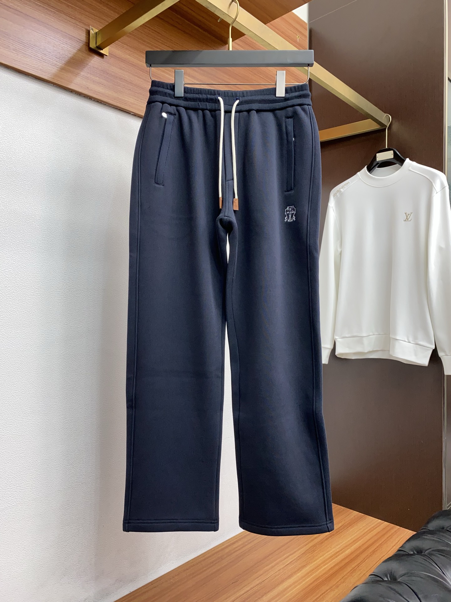 Brunello Cucinelli Male Sports Pants Cotton Fleece Lined S-m-l-xl