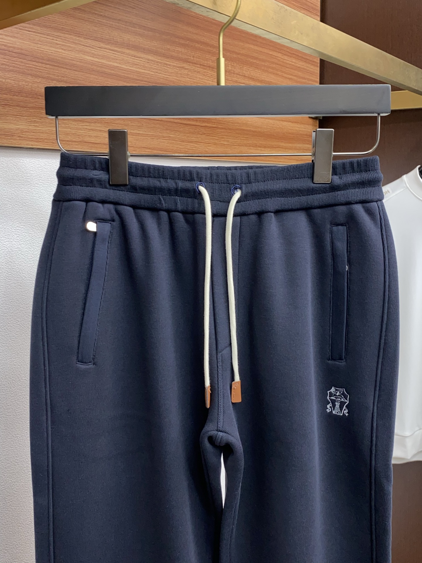 Brunello Cucinelli Male Sports Pants Cotton Fleece Lined S-m-l-xl