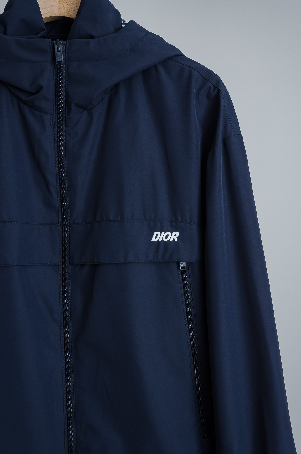 Dior Male Jacket Polyester Hooded M-xxxl