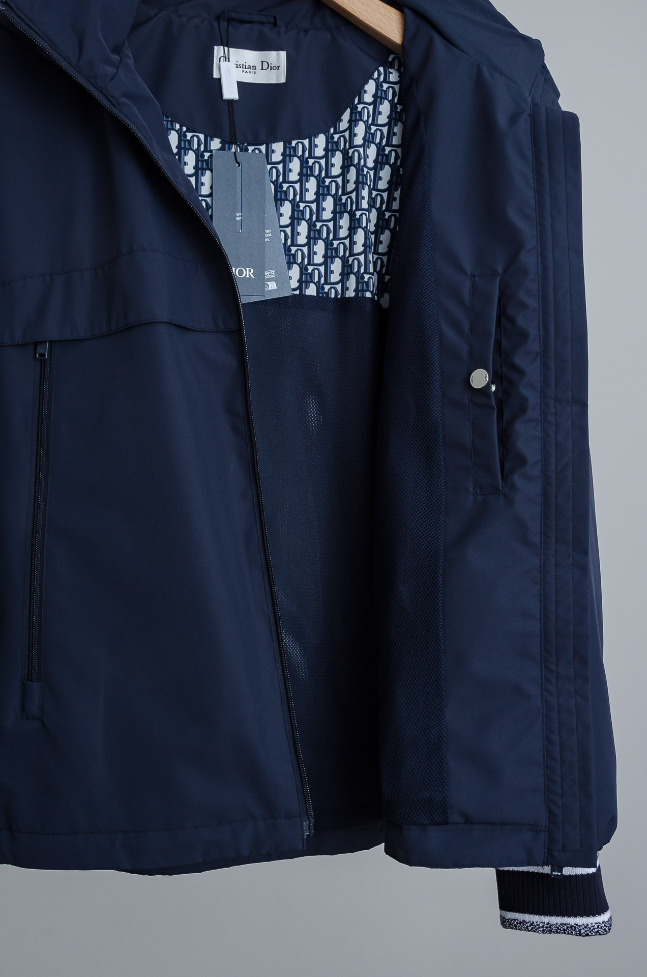 Dior Male Jacket Polyester Hooded M-xxxl