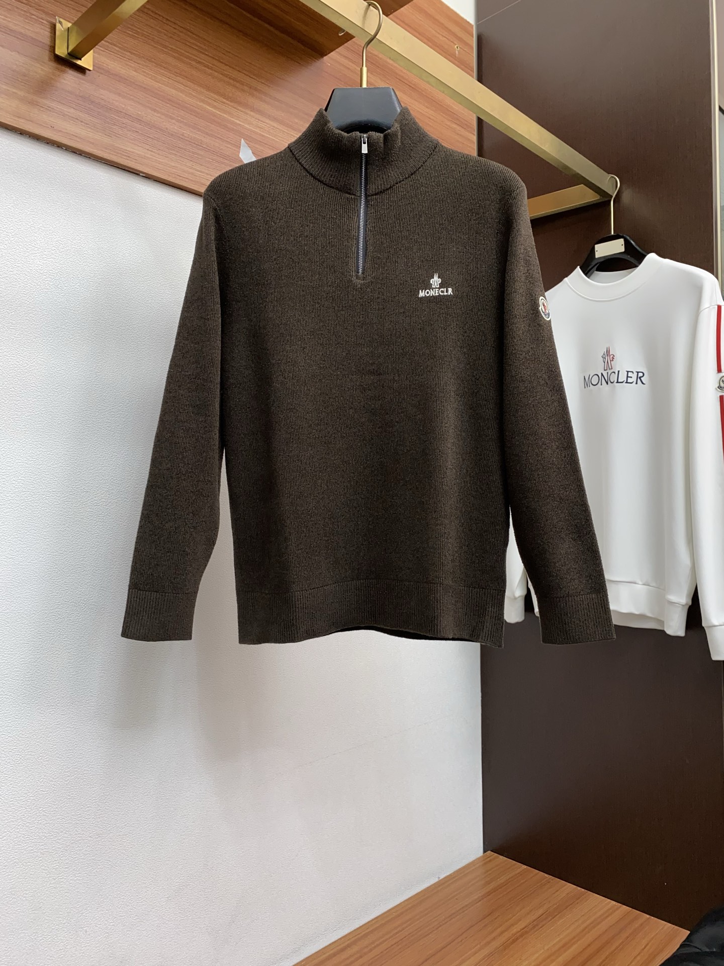 Moncler Male Basic Clothing Wool M-l