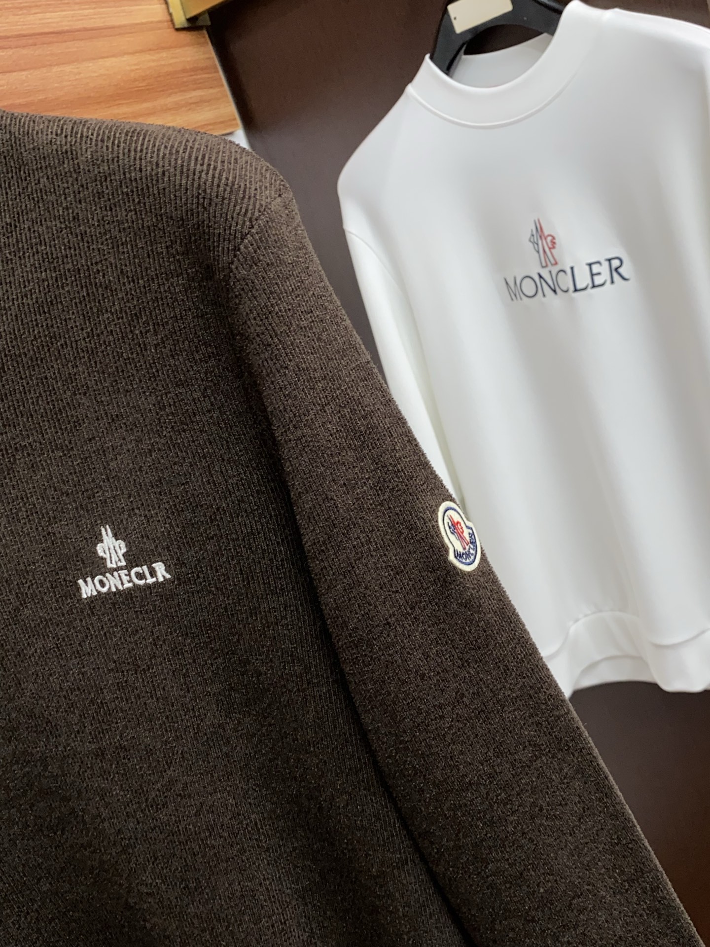 Moncler Male Basic Clothing Wool M-l