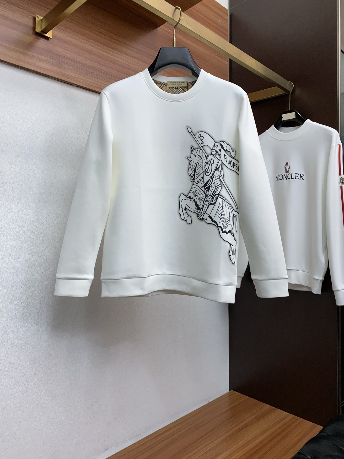 Burberry Male Hoodie Cotton M-xl