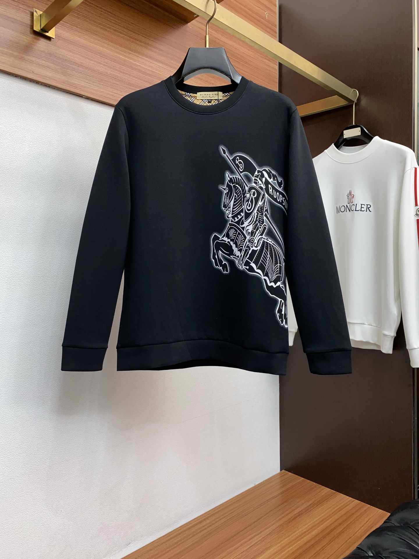 Burberry Male Hoodie Cotton M-xl