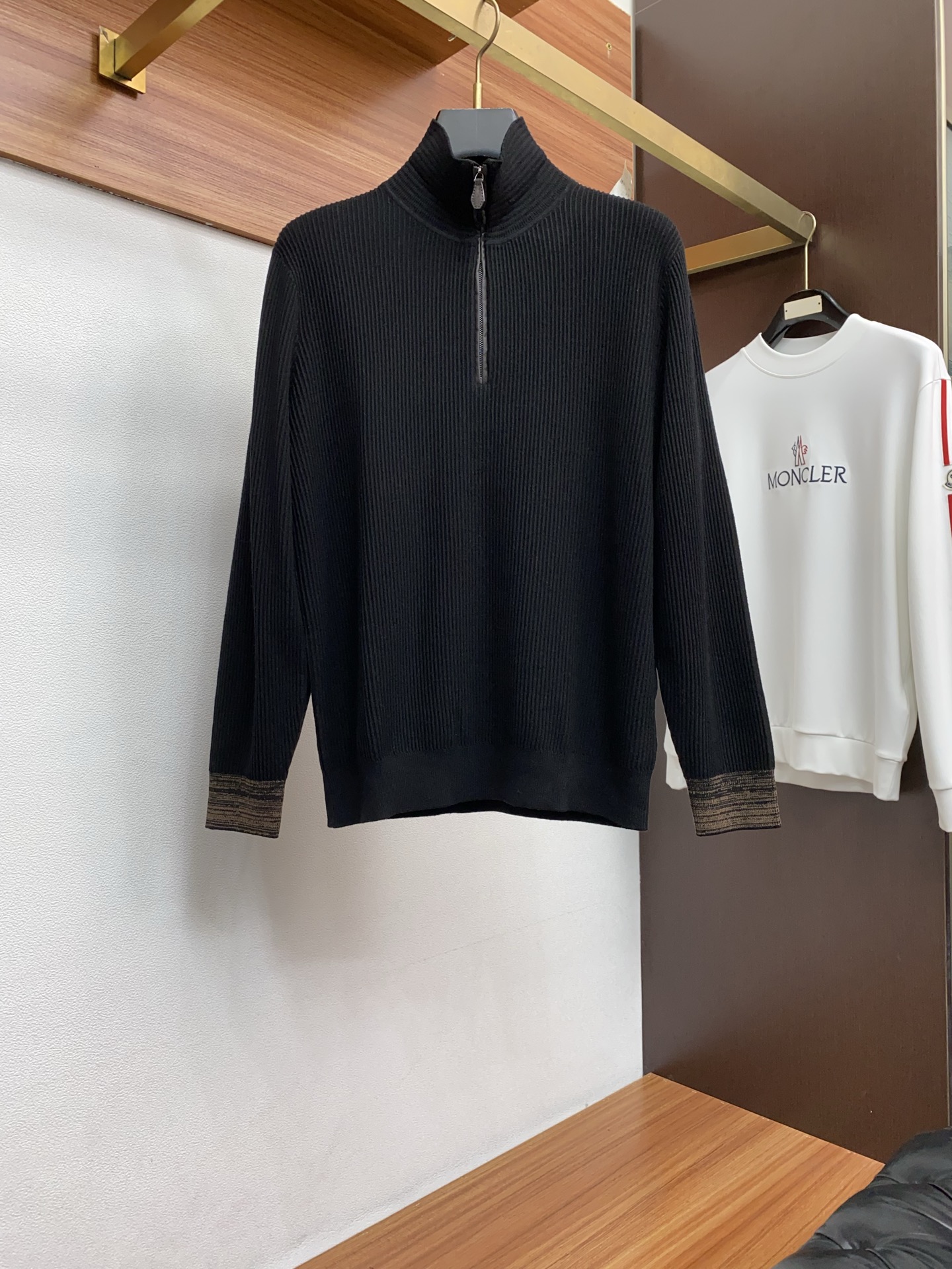 Loro Piana Male Basic Clothing Wool L