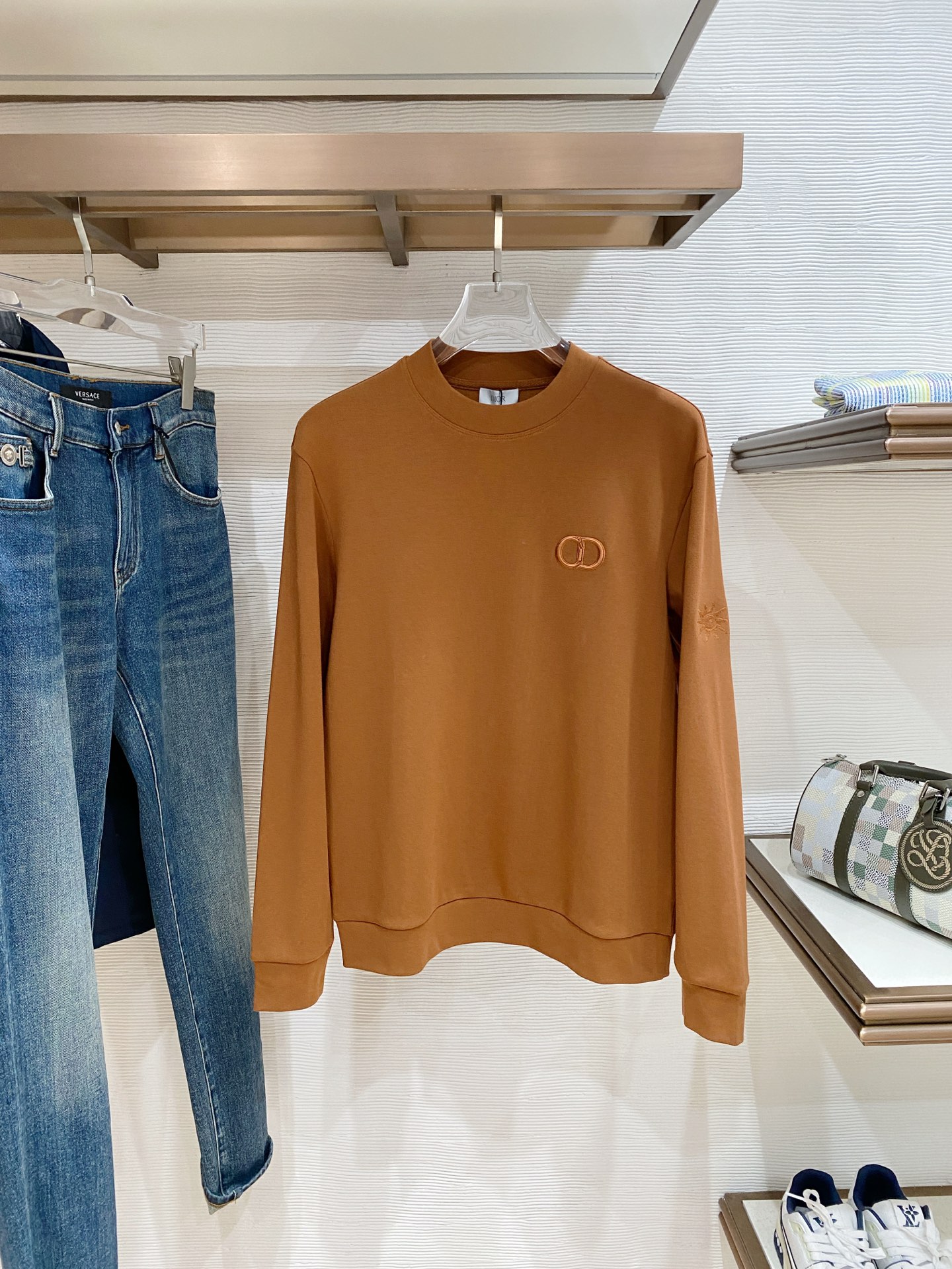 Dior Male Hoodie Black S