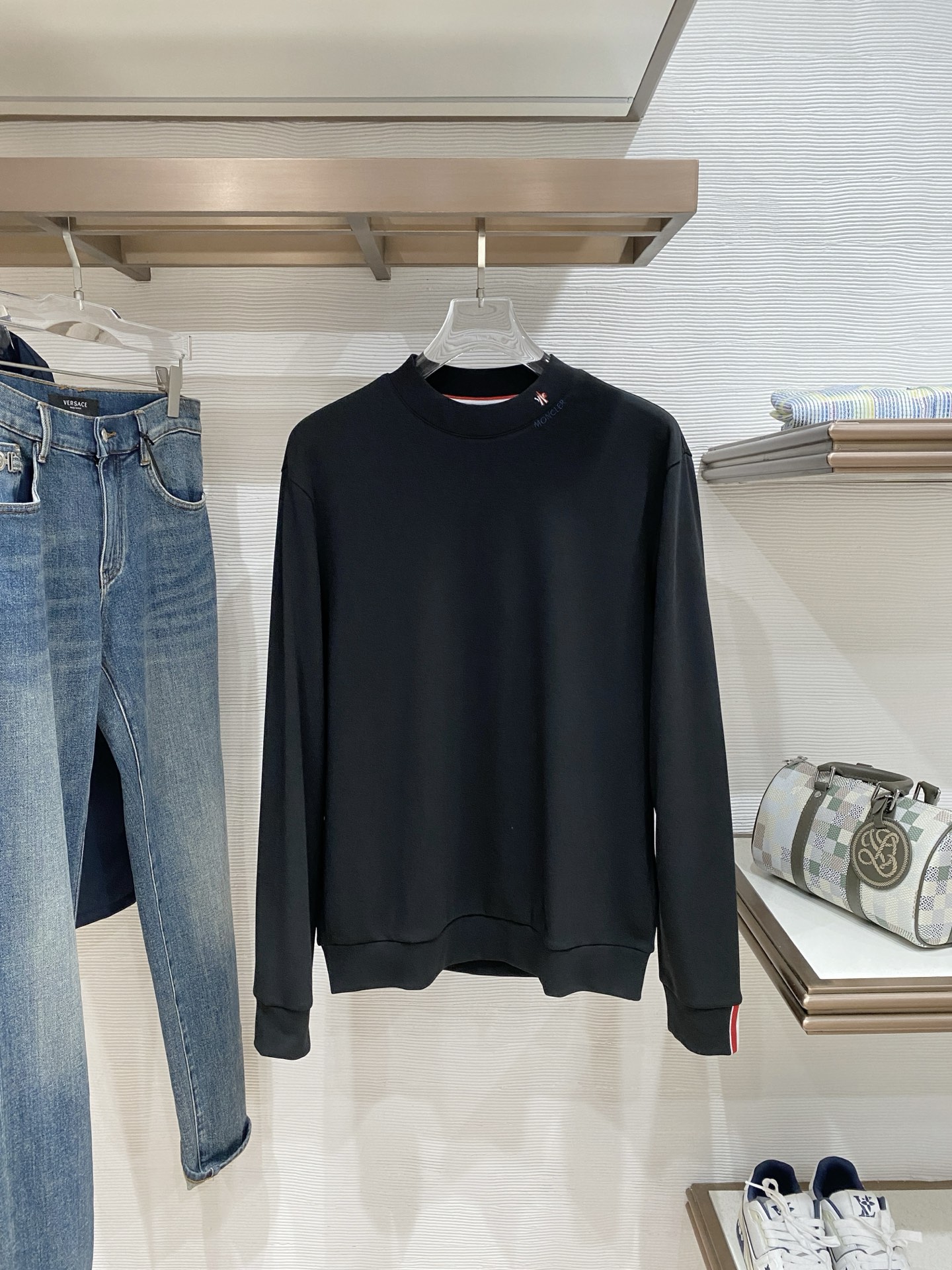 Moncler Male Hoodie Black S-m-l