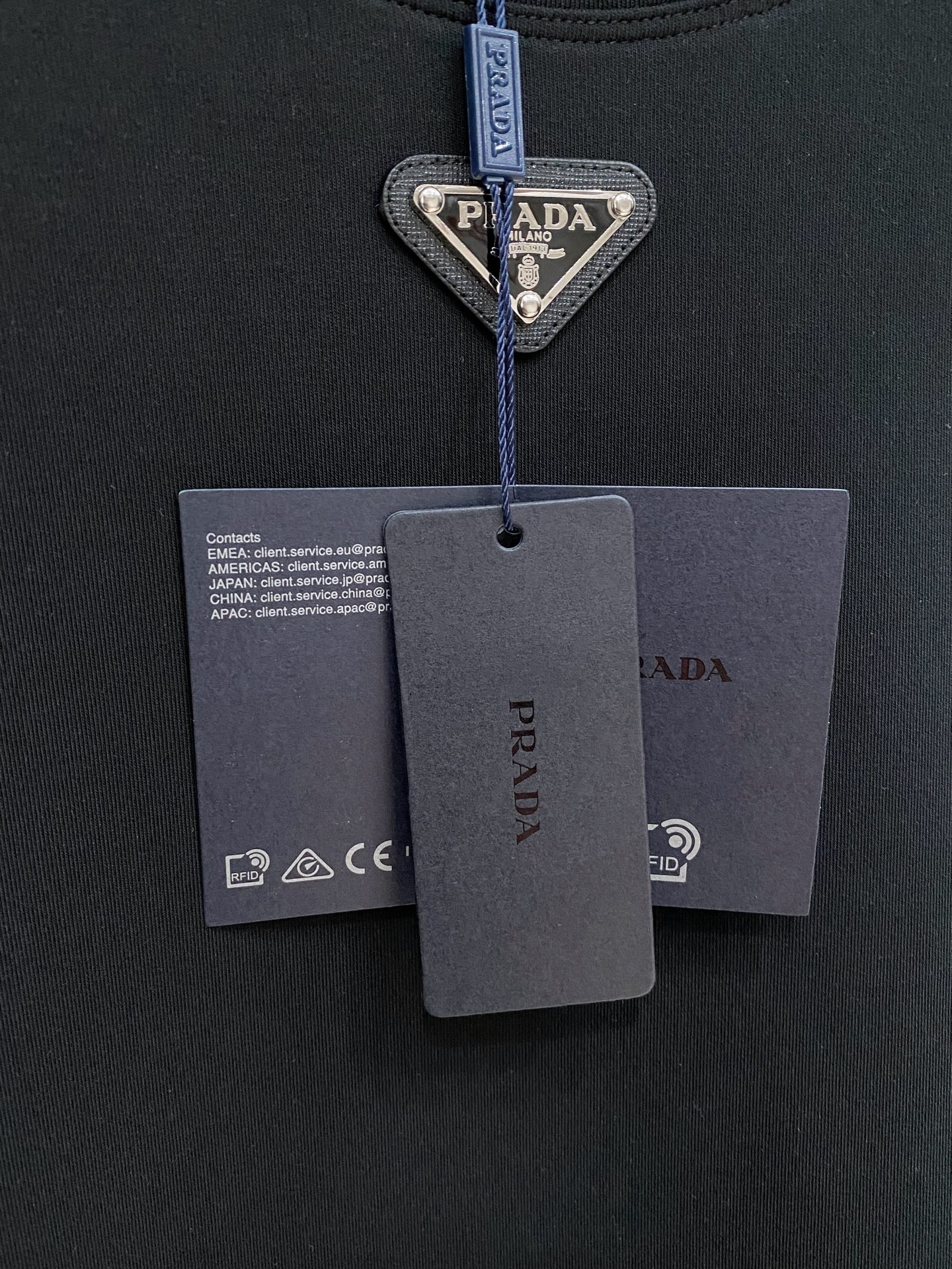 Prada Male Hoodie Black S