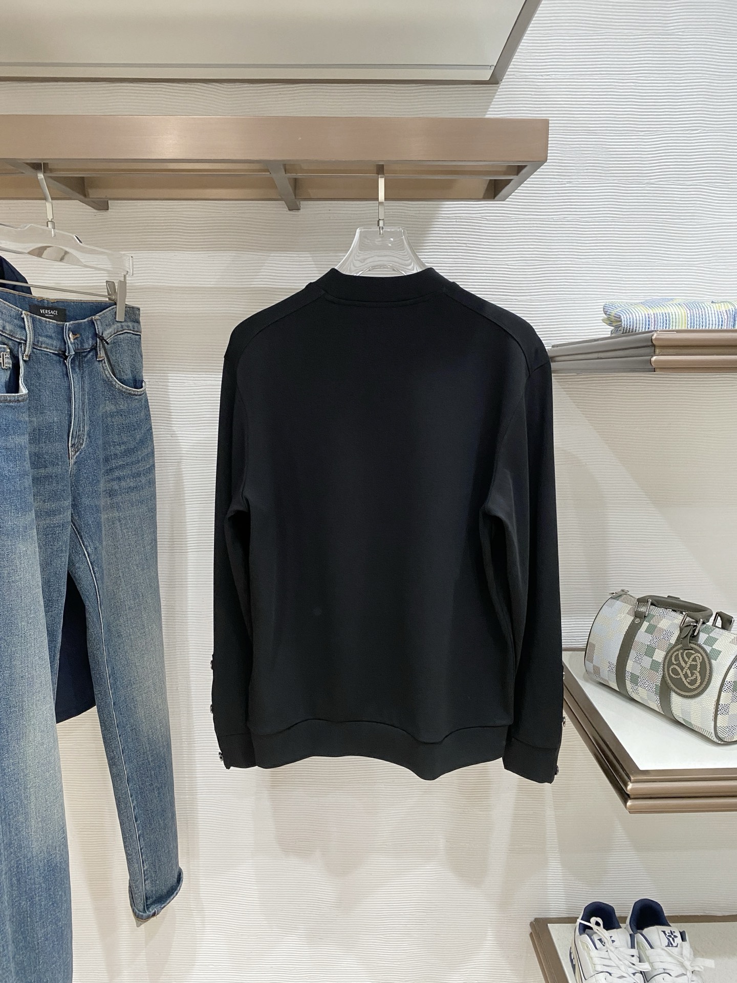 Prada Male Hoodie Black S