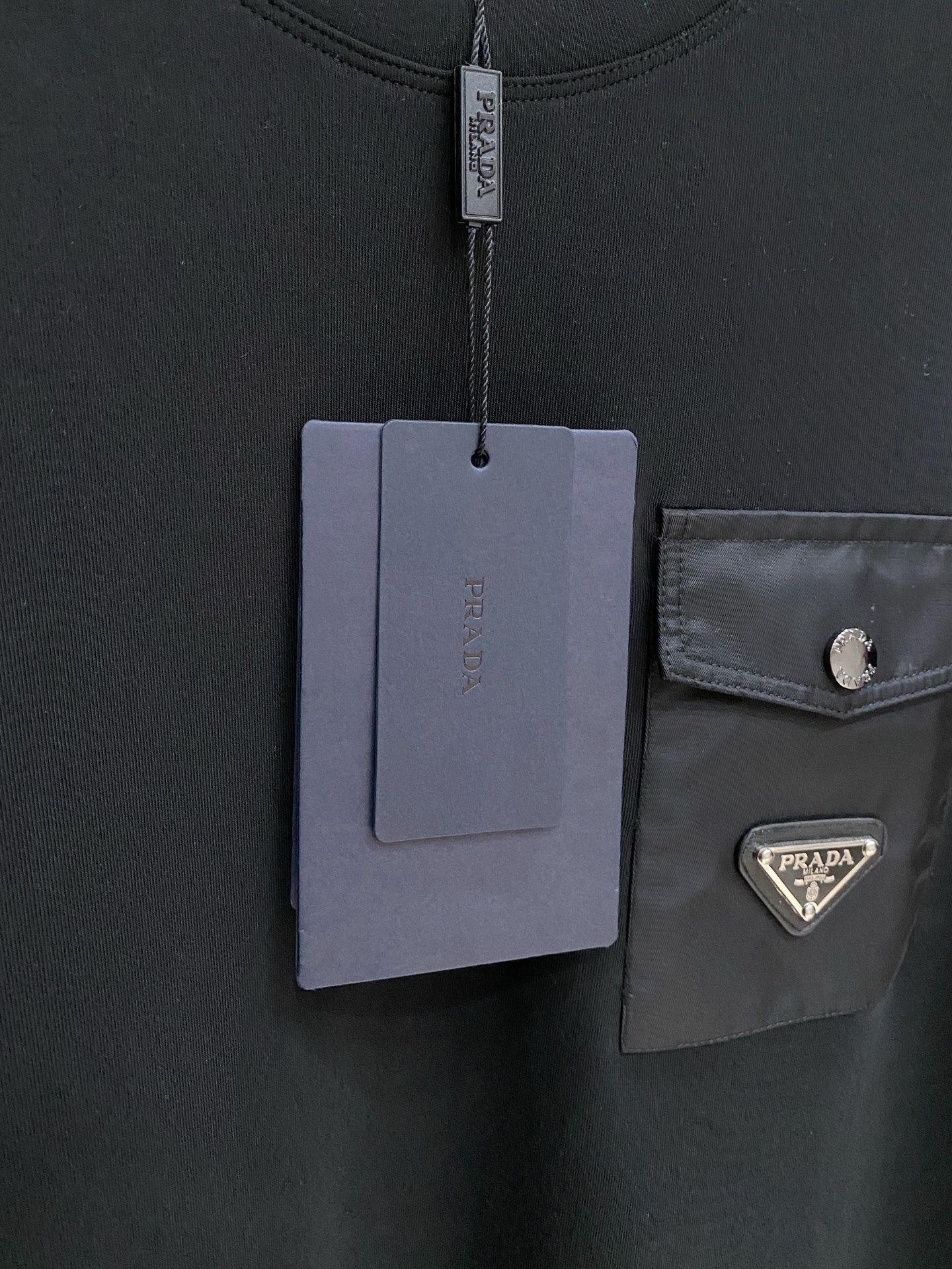 Prada Male Hoodie Black S