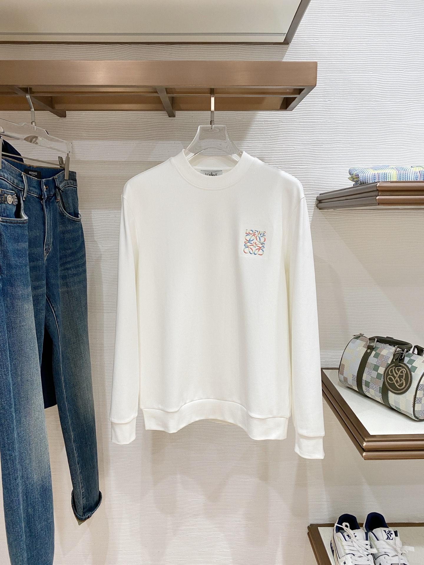 Loewe Male Hoodie Black S