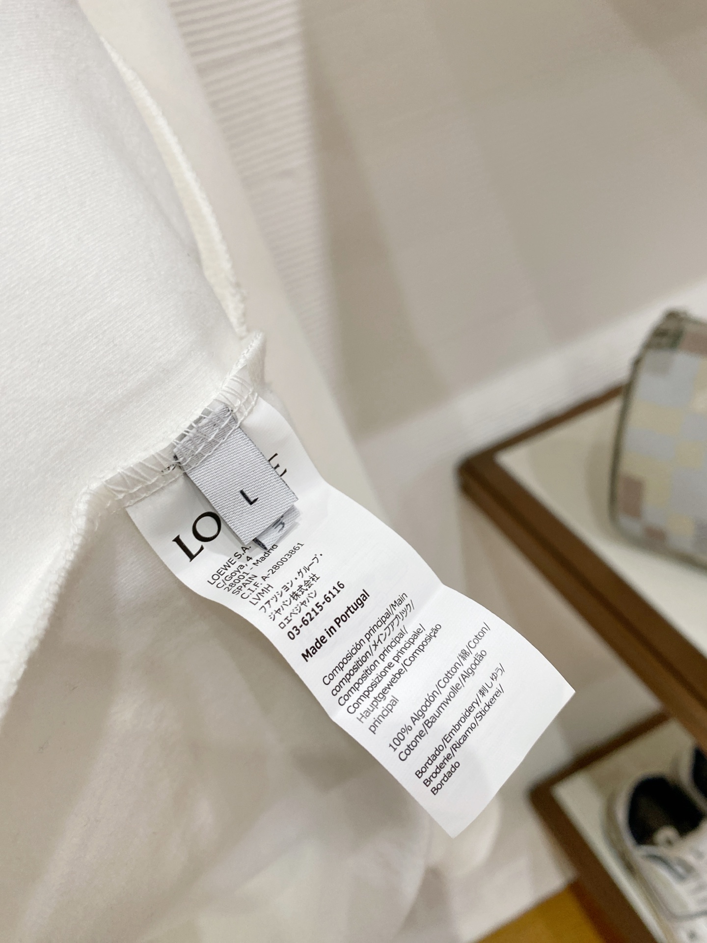 Loewe Male Hoodie Black S