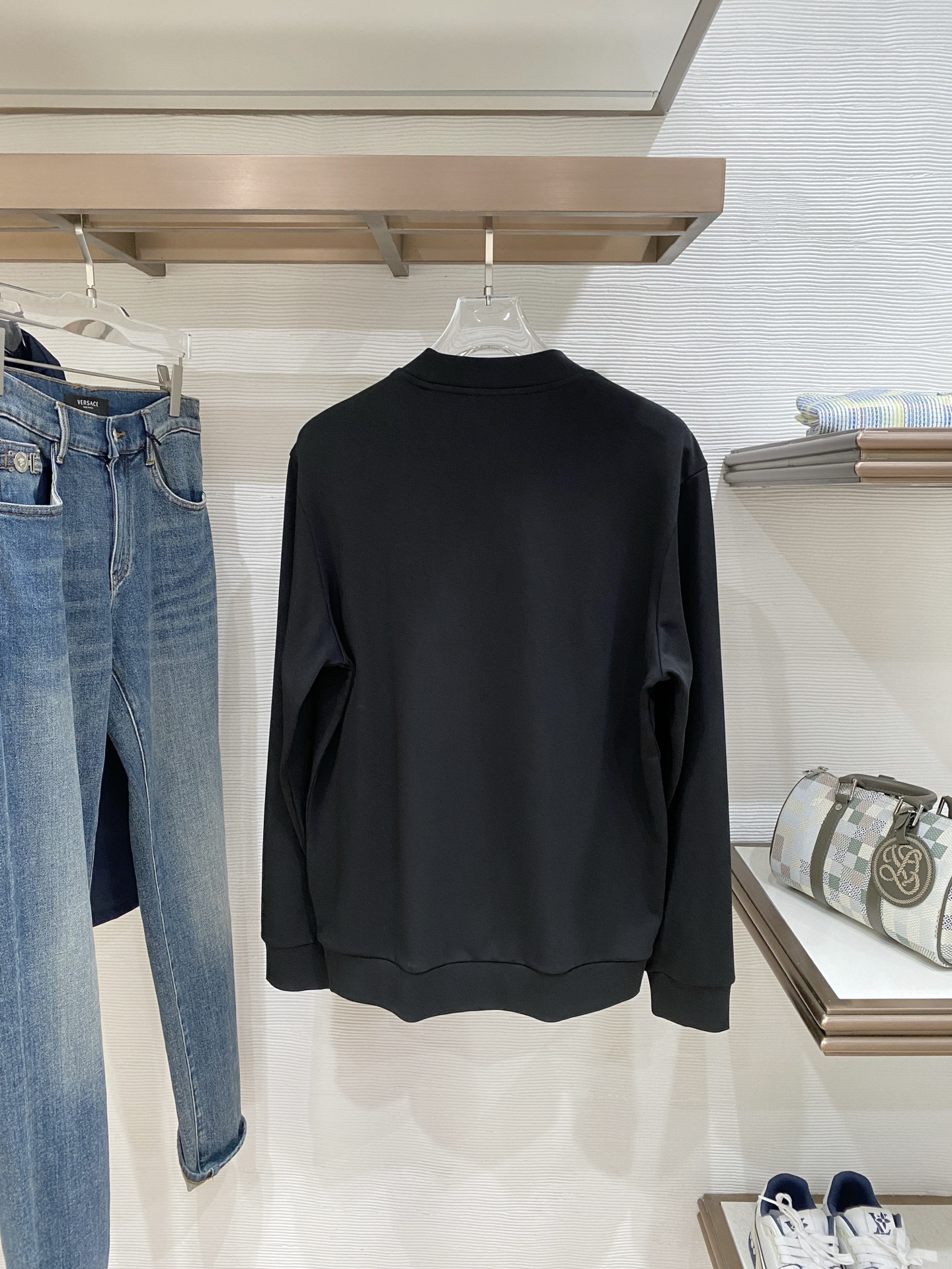 Loewe Male Hoodie Black S