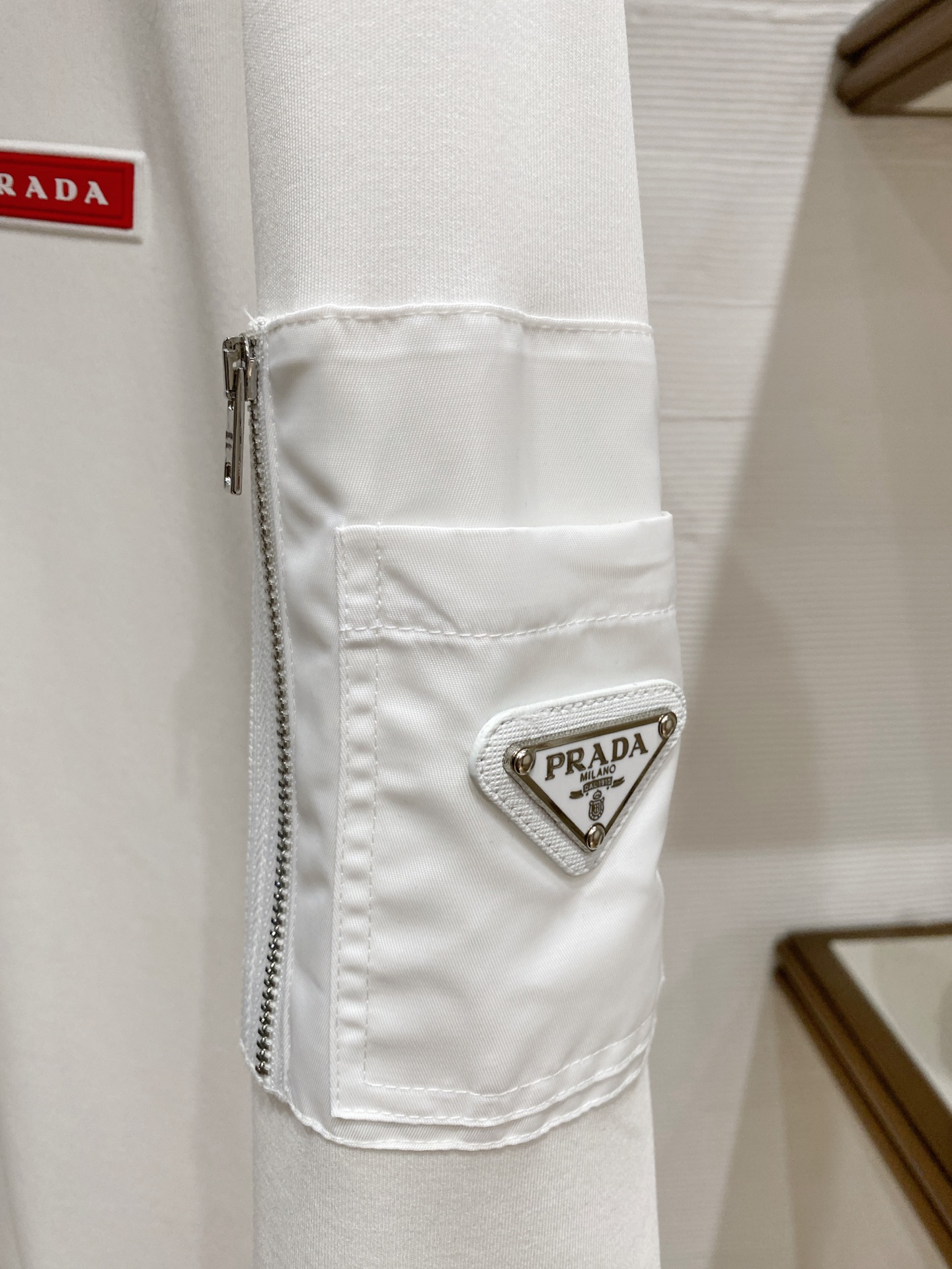 Prada Male Hoodie Black S