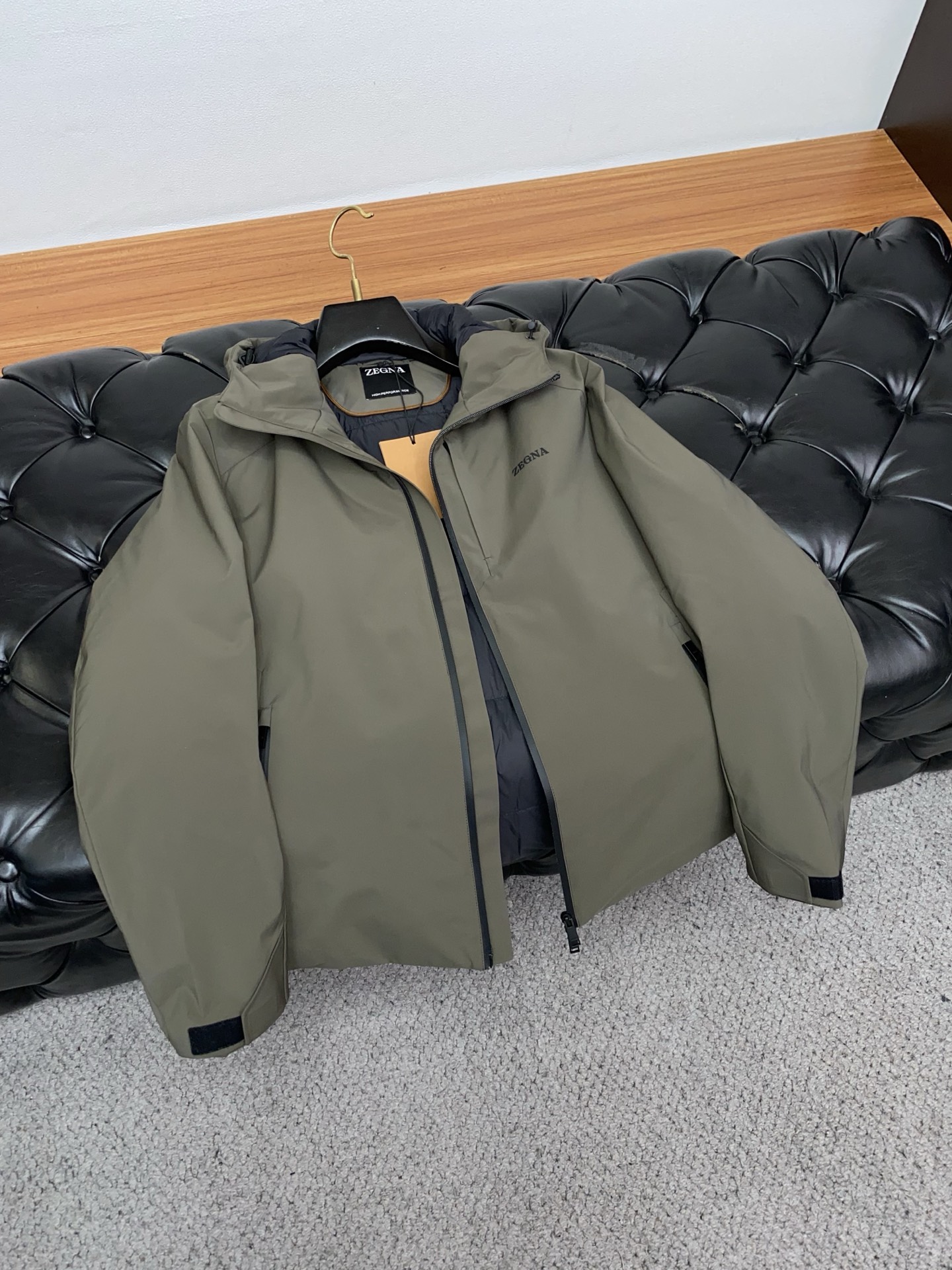 Ermenegildo Zegna Down Jacket Hooded M-xl
