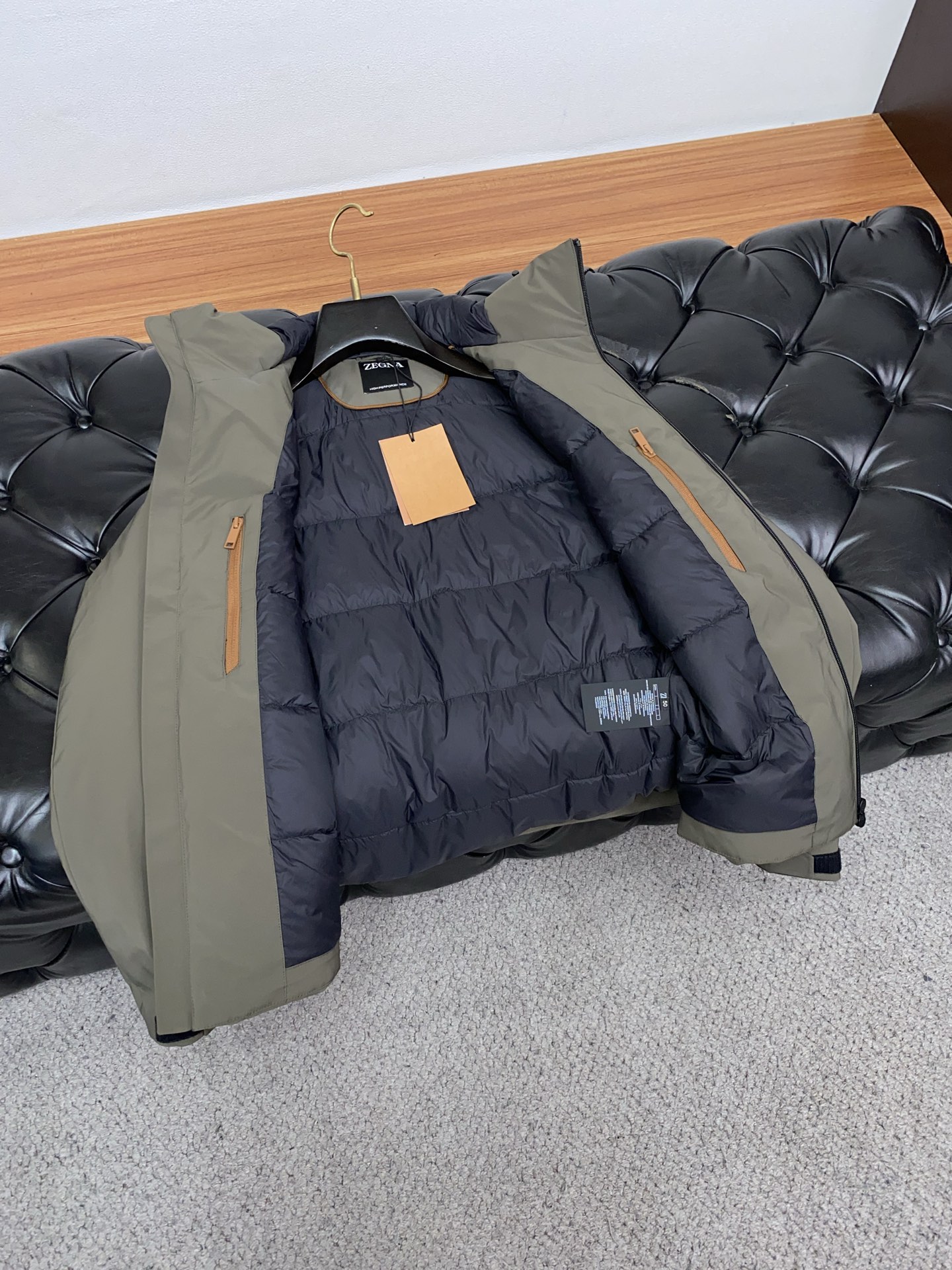 Ermenegildo Zegna Down Jacket Hooded M-xl