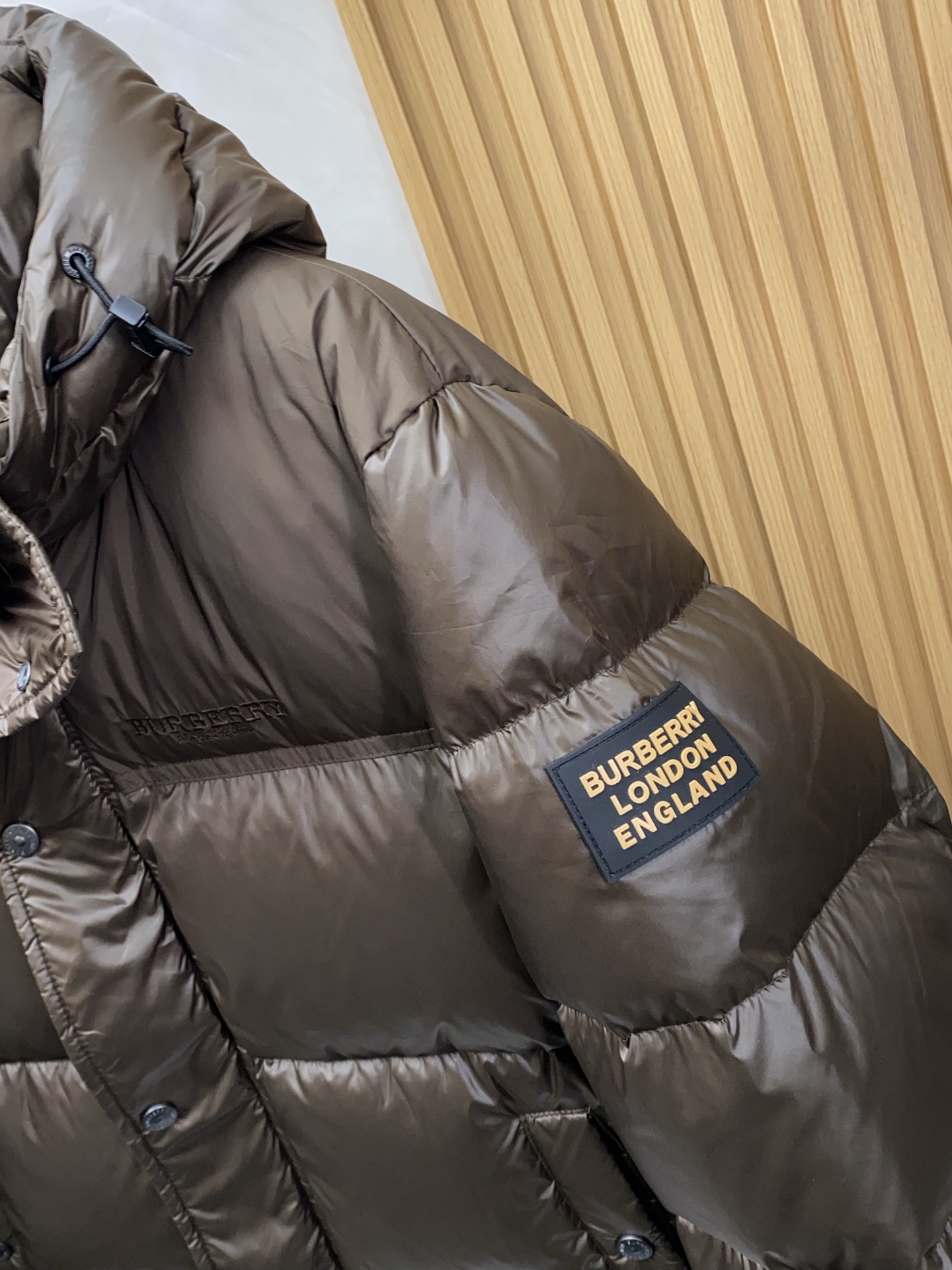 Burberry Male Down Jacket White Duck Down Hooded M-l-xl