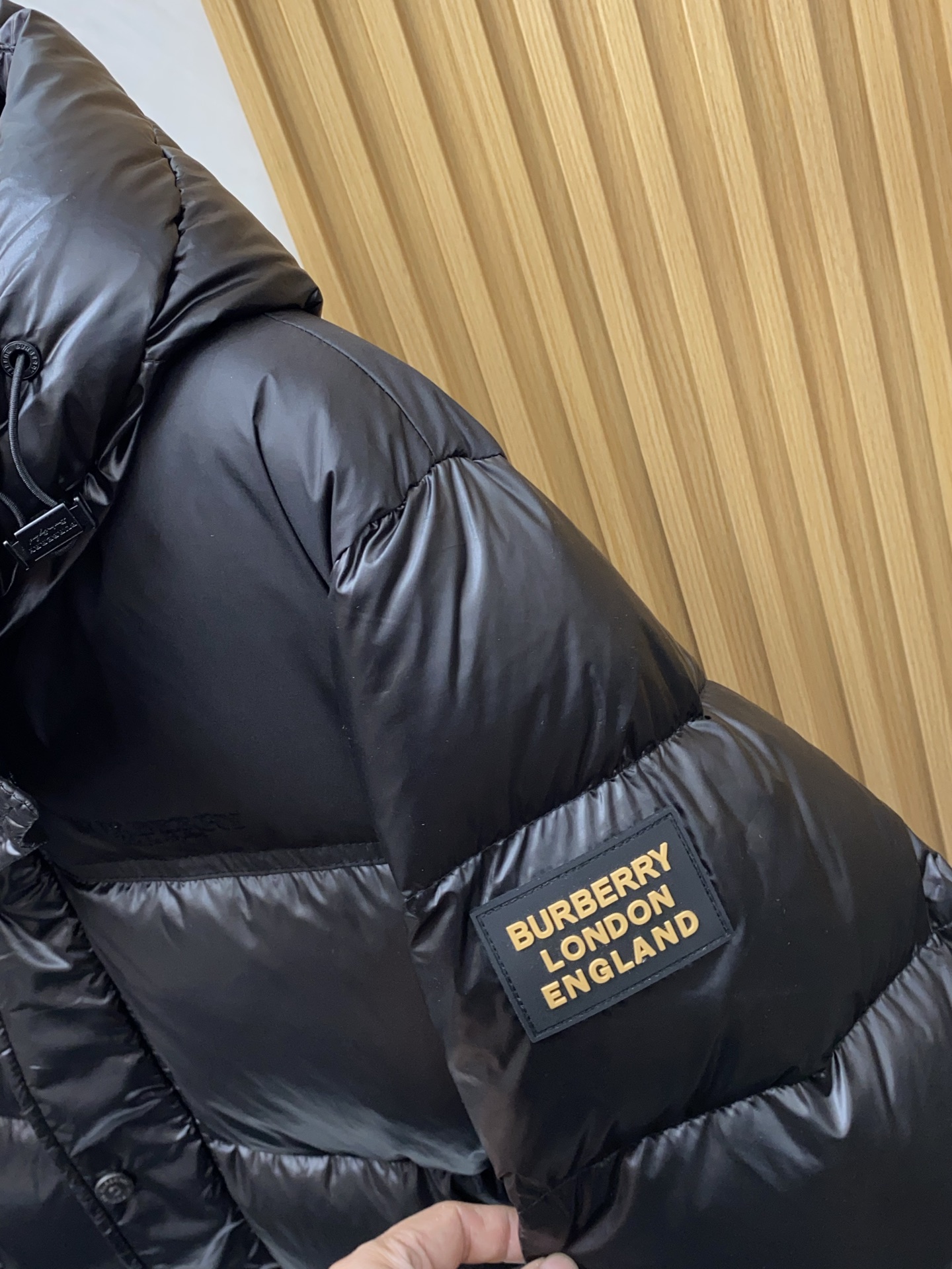 Burberry Male Down Jacket White Duck Down Hooded M-l-xl