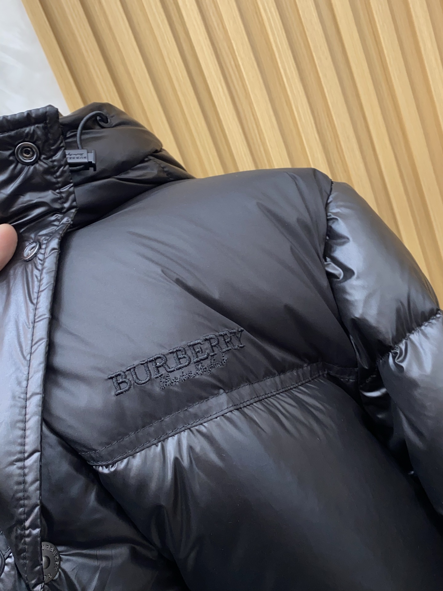 Burberry Male Down Jacket White Duck Down Hooded M-l-xl