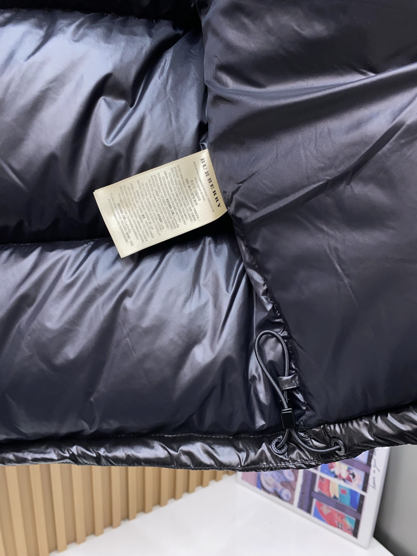 Burberry Male Down Jacket White Duck Down Hooded M-l-xl