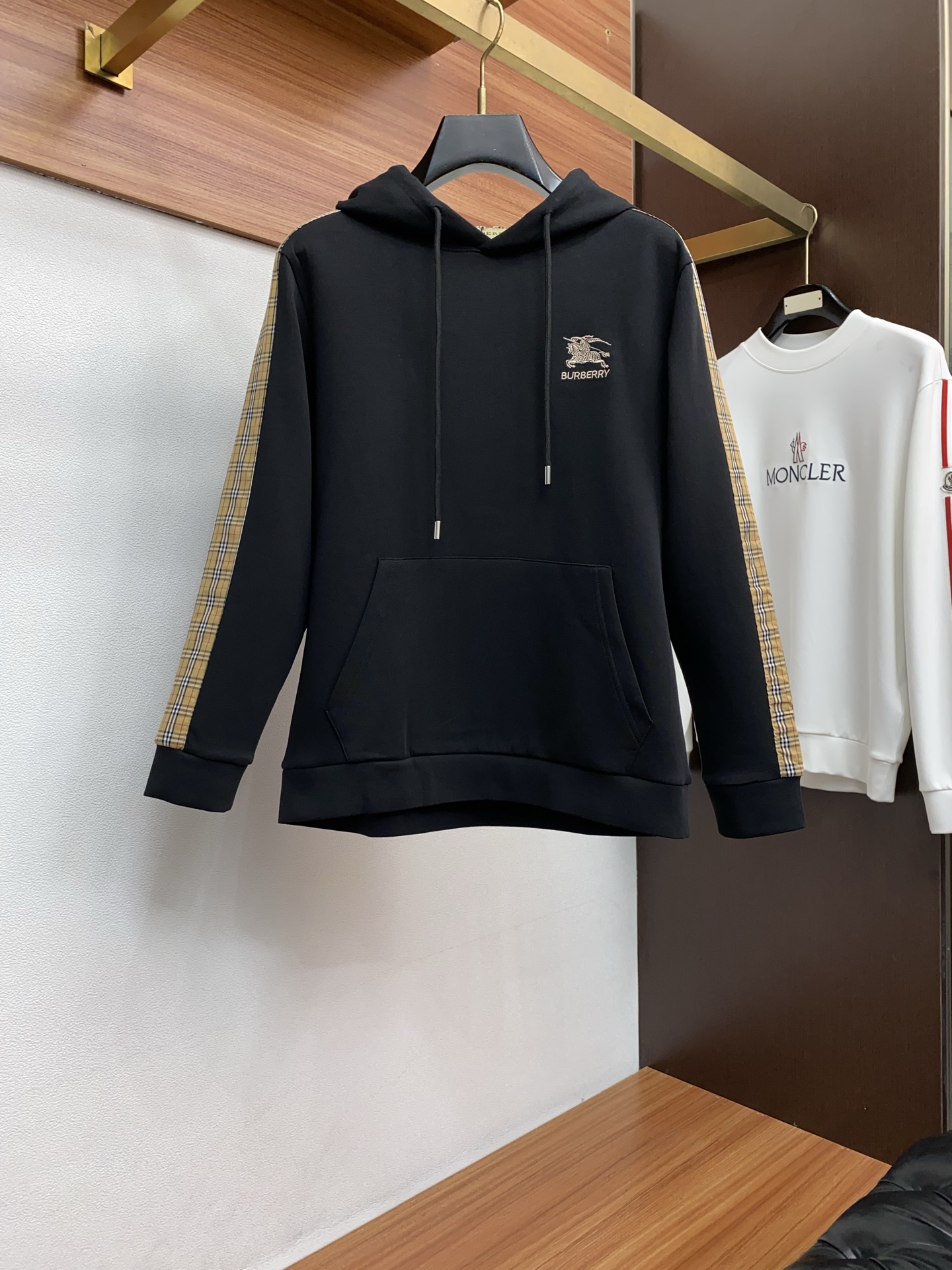 Burberry Male Hoodie Cotton Hooded M-xl