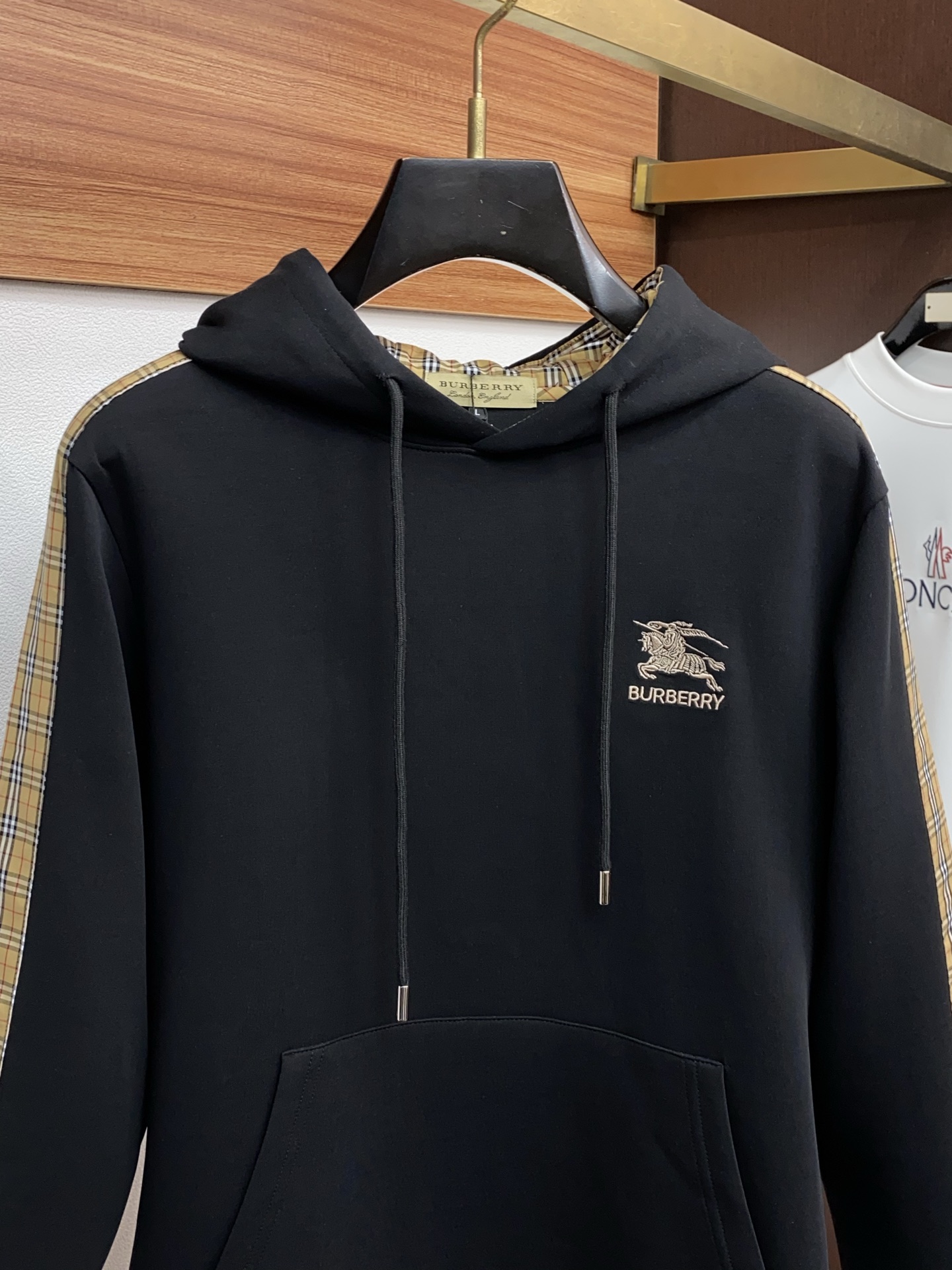 Burberry Male Hoodie Cotton Hooded M-xl