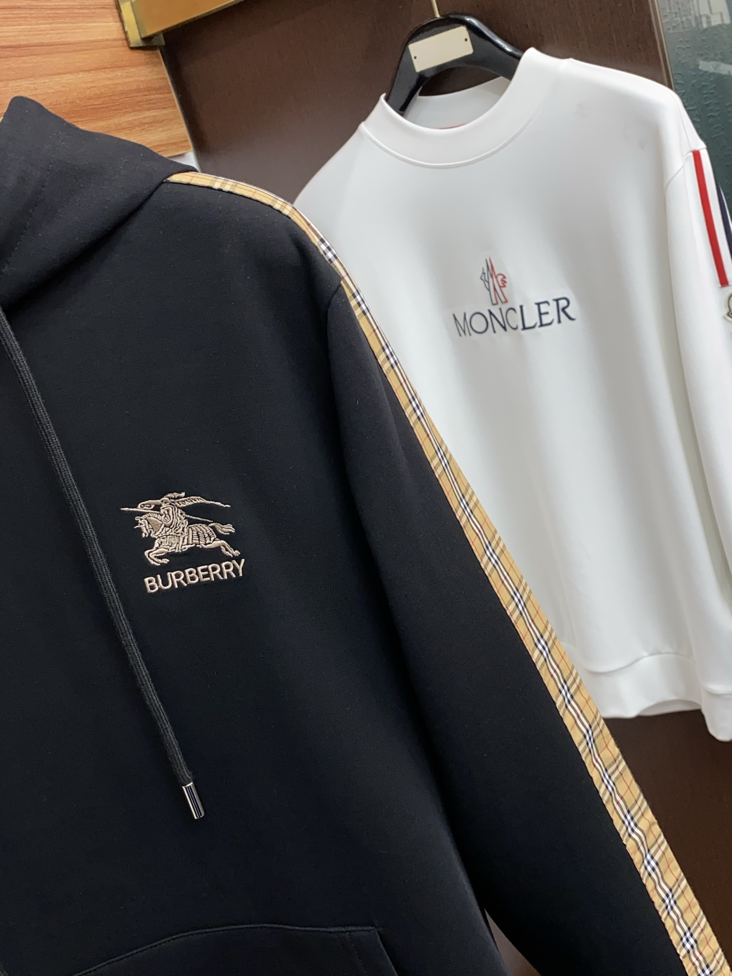 Burberry Male Hoodie Cotton Hooded M-xl