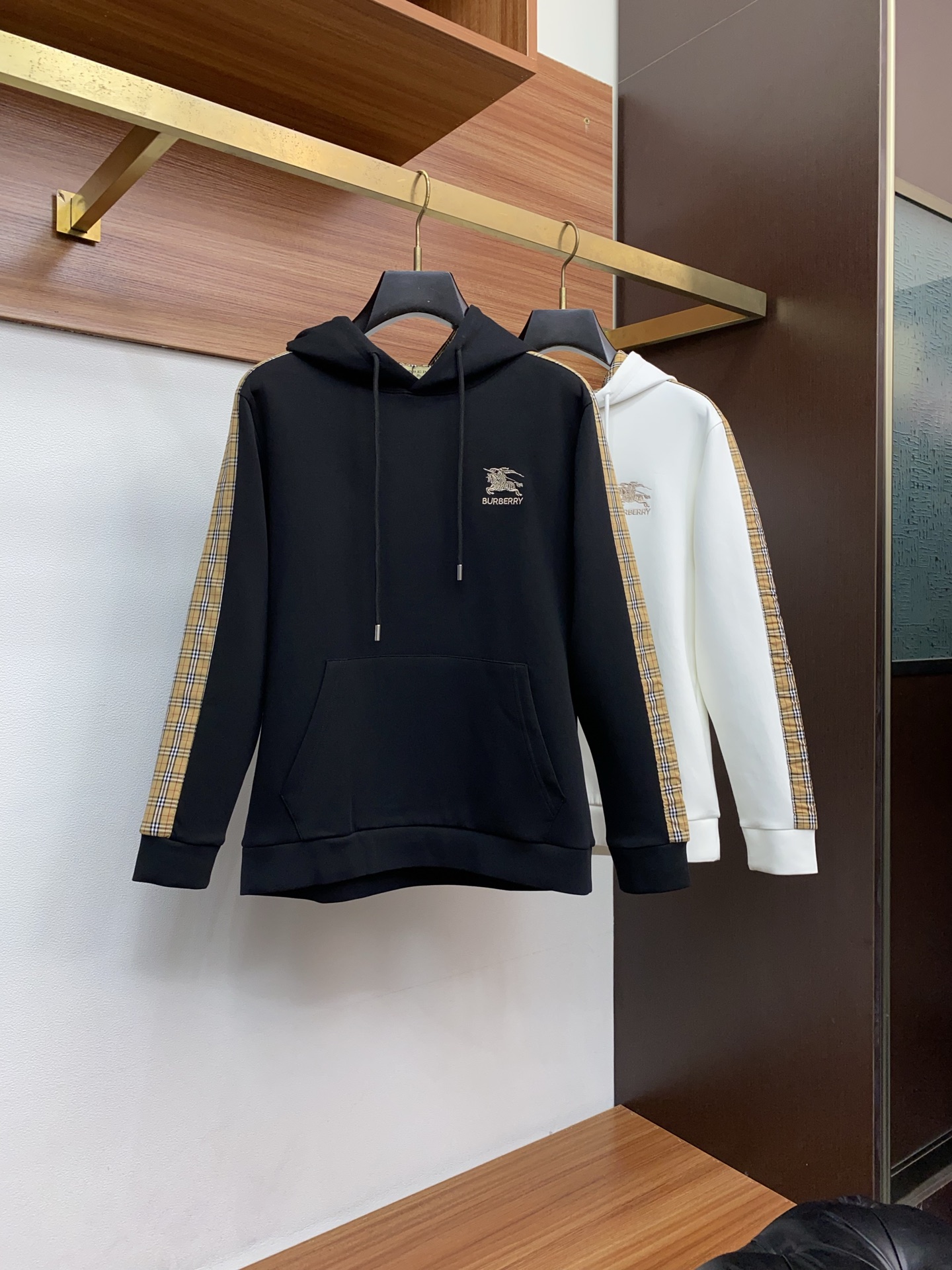 Burberry Male Hoodie Cotton Hooded M-xl