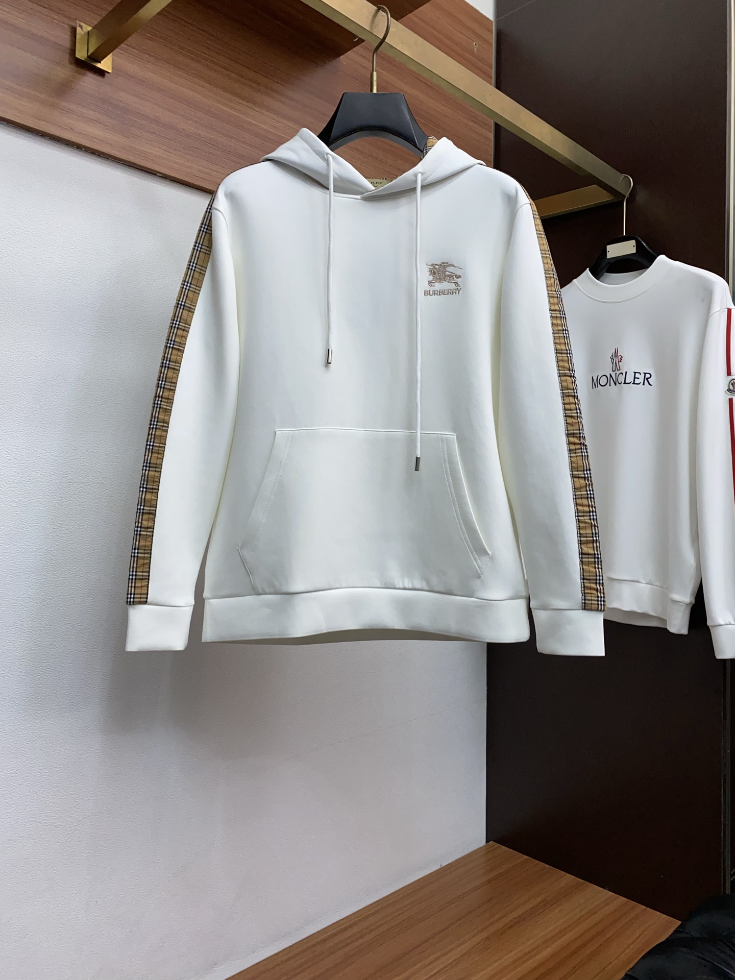 Burberry Male Hoodie Cotton Hooded M-xl