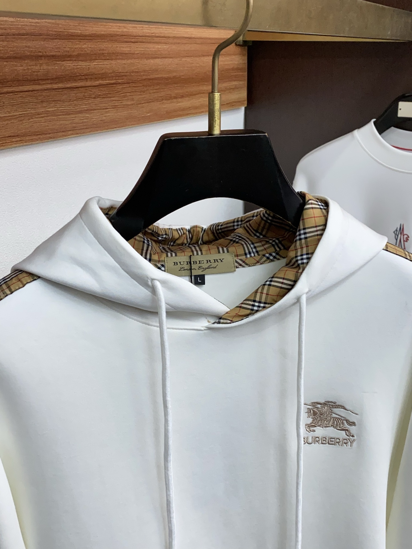 Burberry Male Hoodie Cotton Hooded M-xl