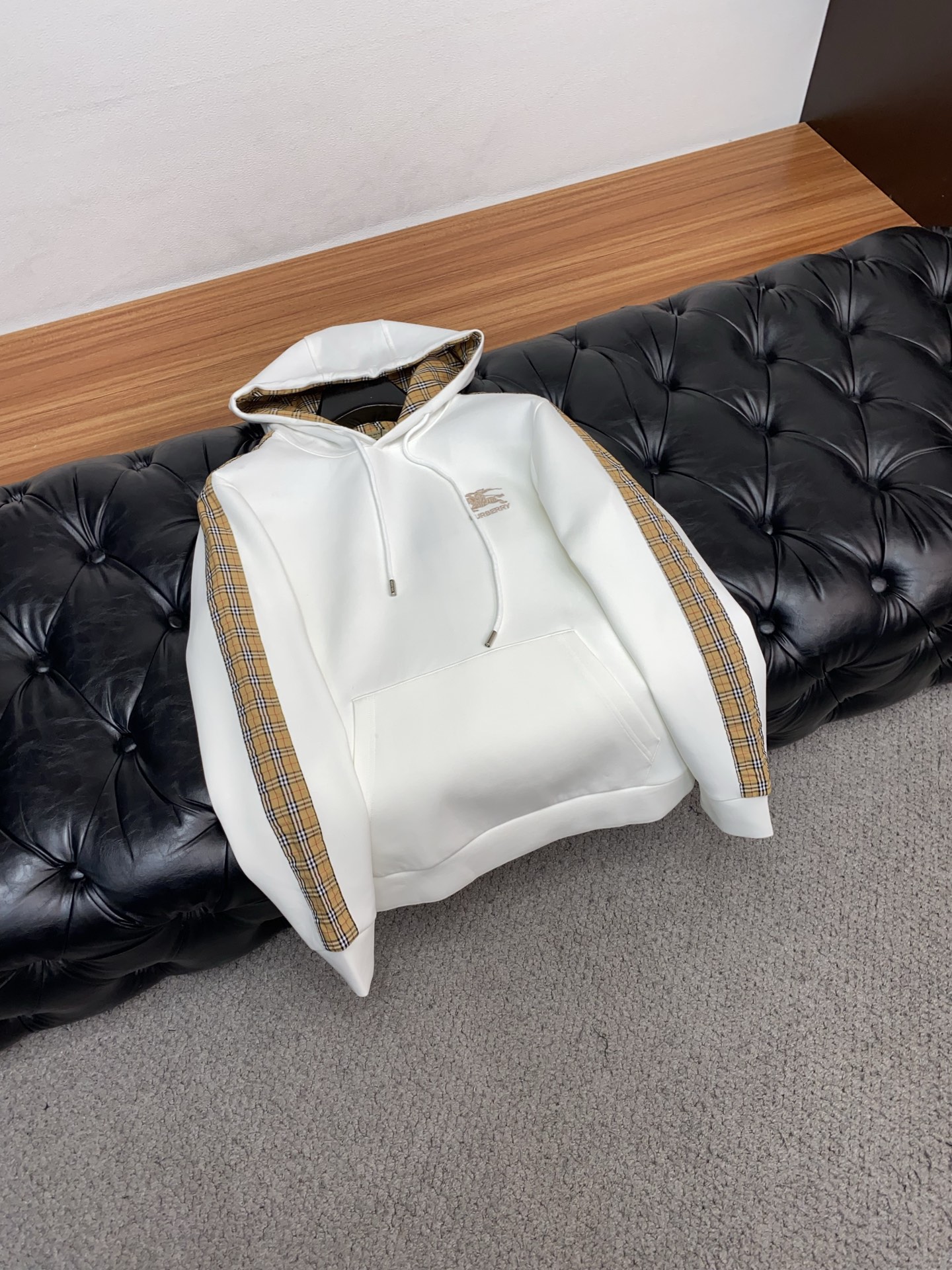 Burberry Male Hoodie Cotton Hooded M-xl