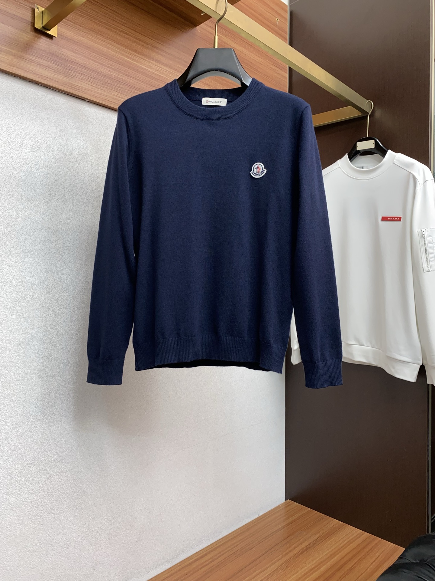 Moncler Male Basic Clothing Wool M-l-xl
